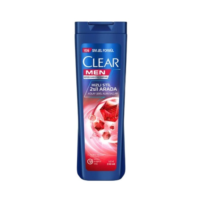 Clear Men Hızlı Stil 2'si 1 Arada Şampuan 350 Ml