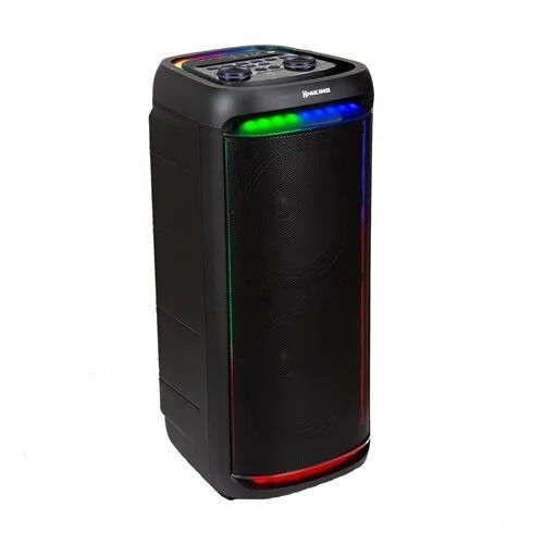 Hiking ST-03 Taşınabilir Led Işıklı Extra Bass 60W Bluetooth Parti Hoparlörü Mikrofon Girişli