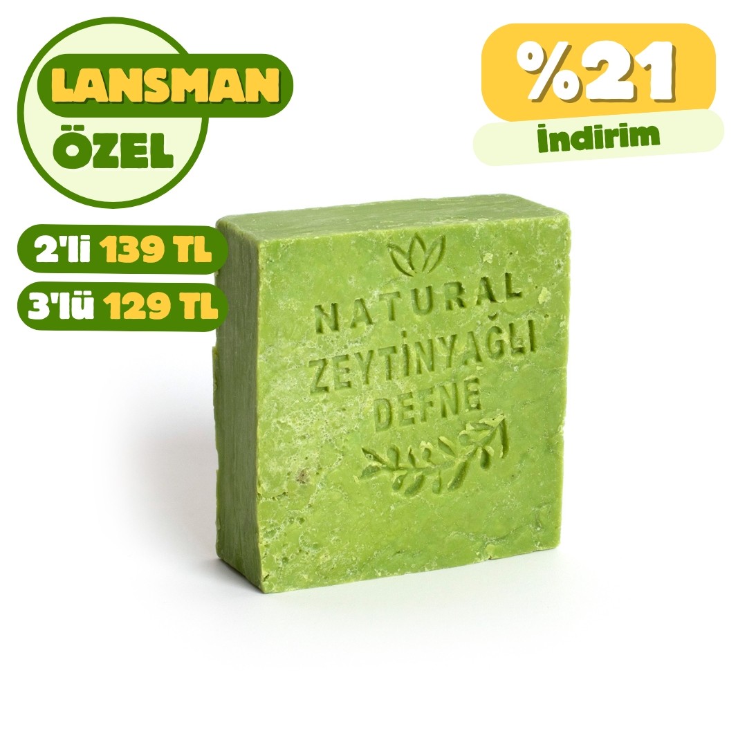 Natural Zeytinyağlı Defne Sabunu