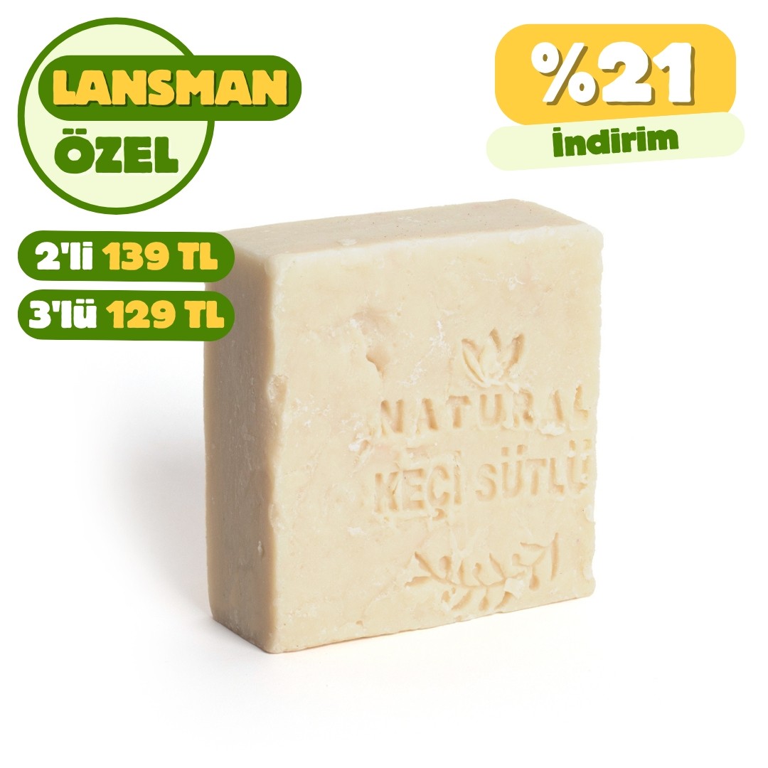 Natural Keçi Sütlü Sabun