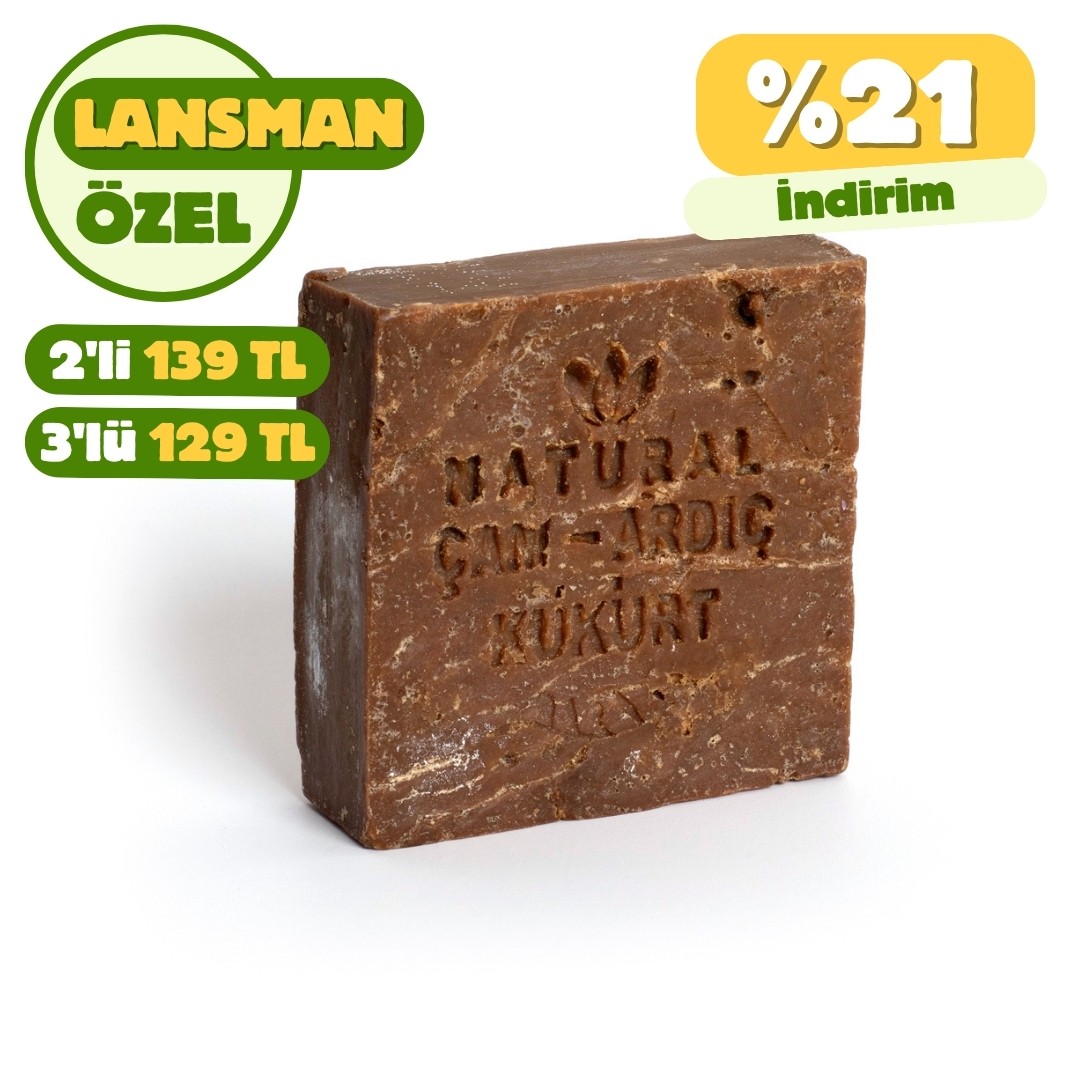 Natural Çam Ardıç Kükürt Sabunu