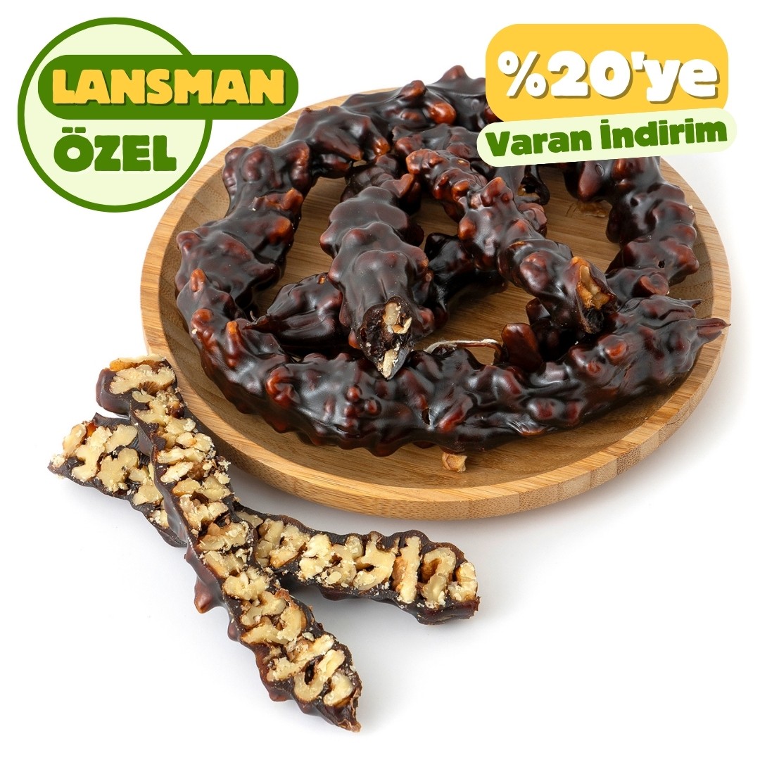 Üzüm Pekmezli Katkısız Cevizli Sucuk
