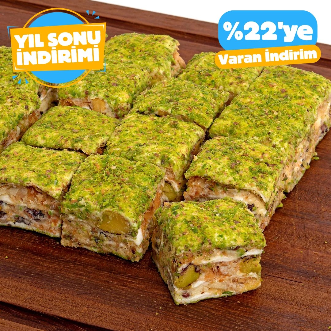 Fıstıklı Çıtır Baklava Lokum