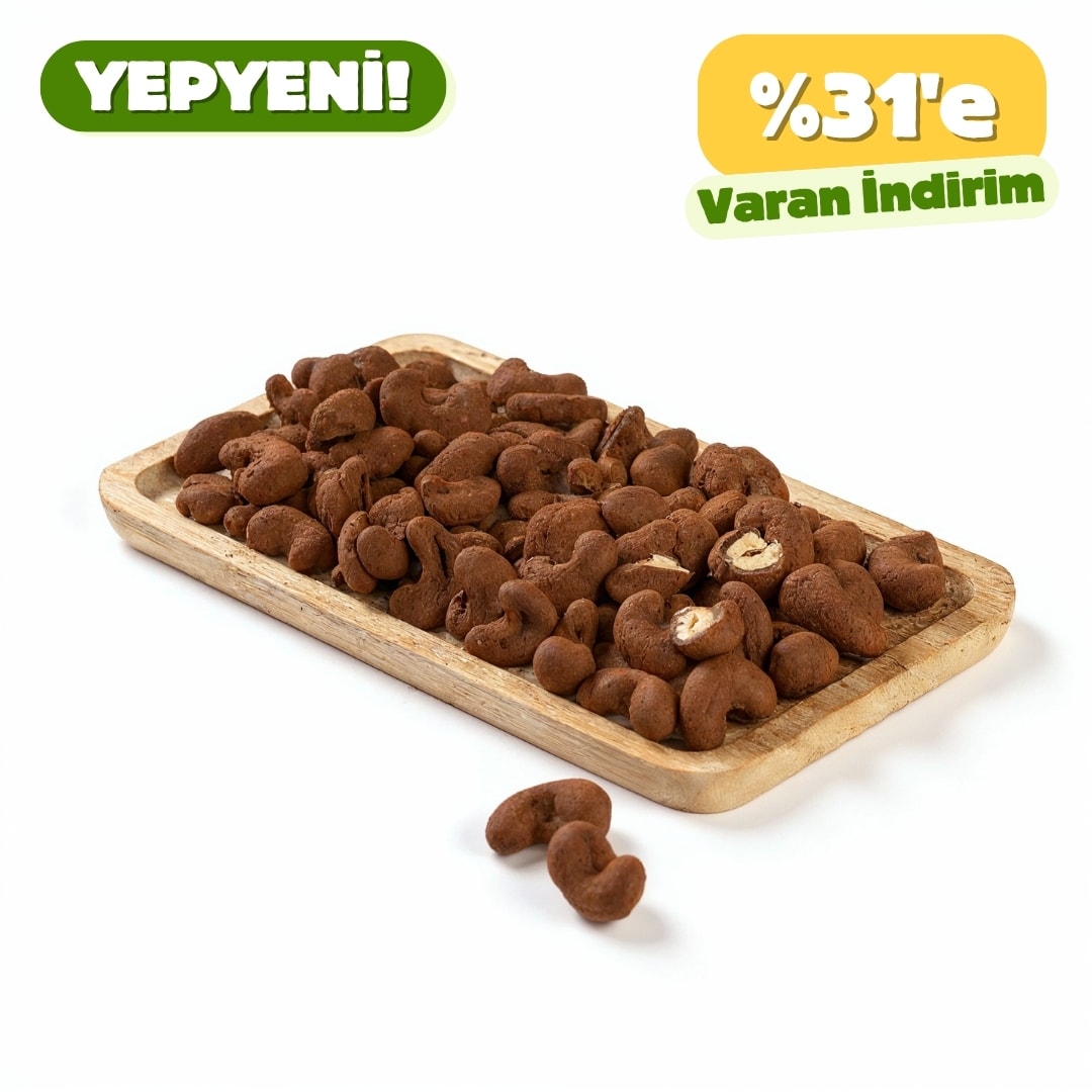 Çikolata Kaplı Kakaolu Kaju