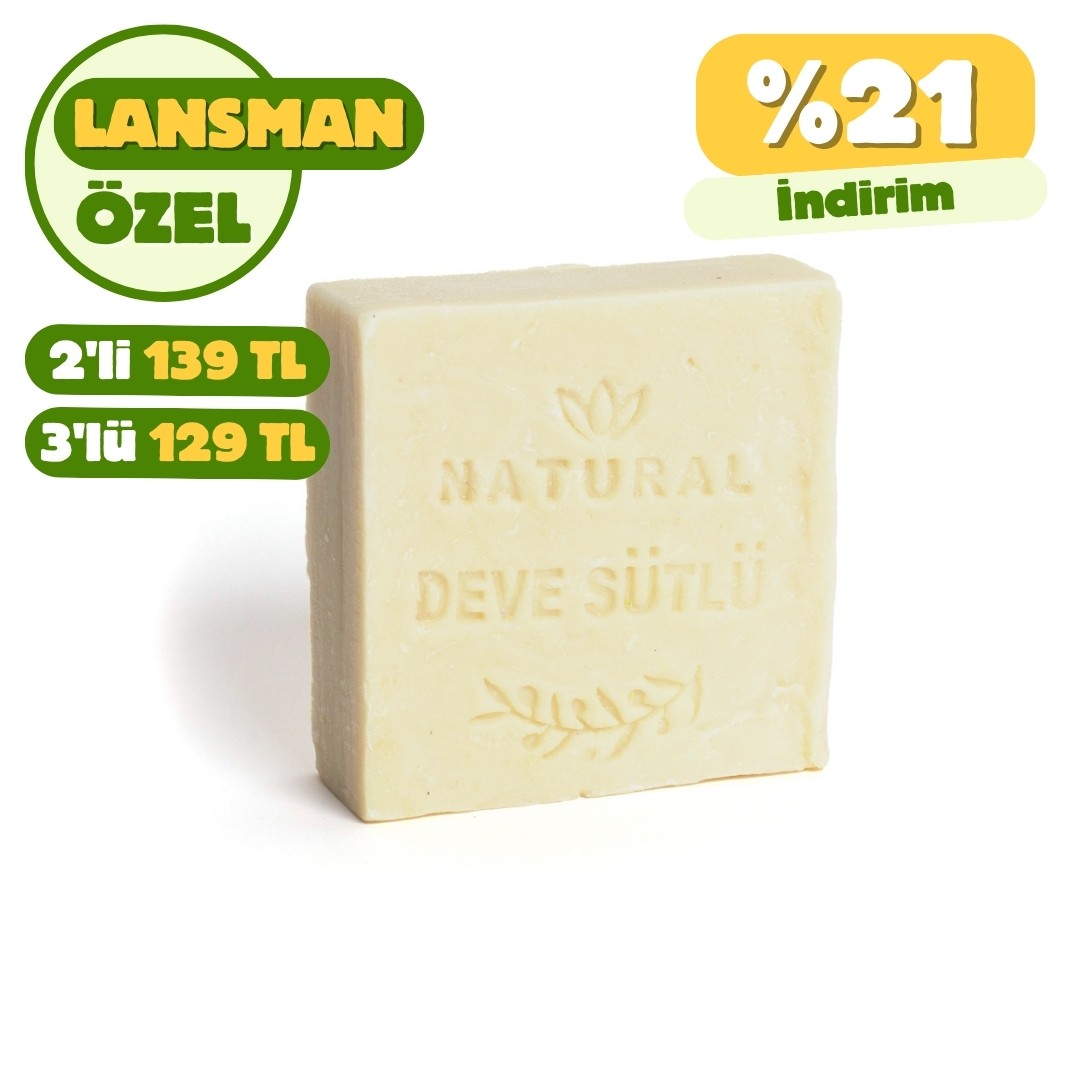 Natural Deve Sütlü Sabun