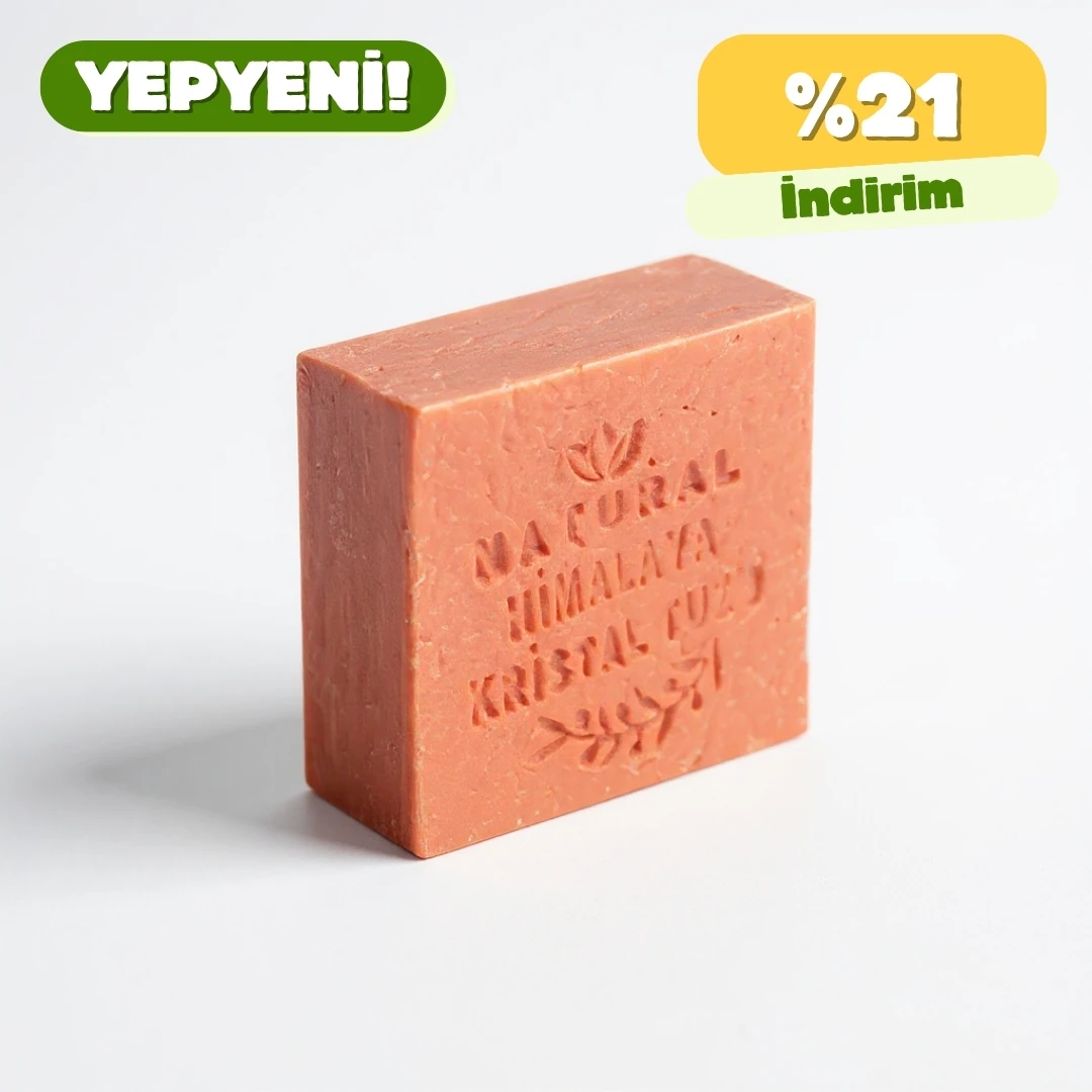 Himalaya Kristal Tuzlu Pembe Sabunu