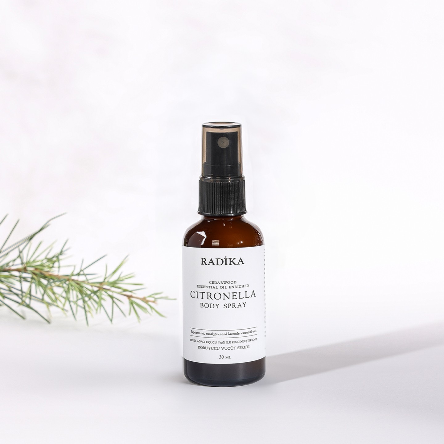 Citronella Body Sprey 30 ML | Doğal Vücut Spreyi 