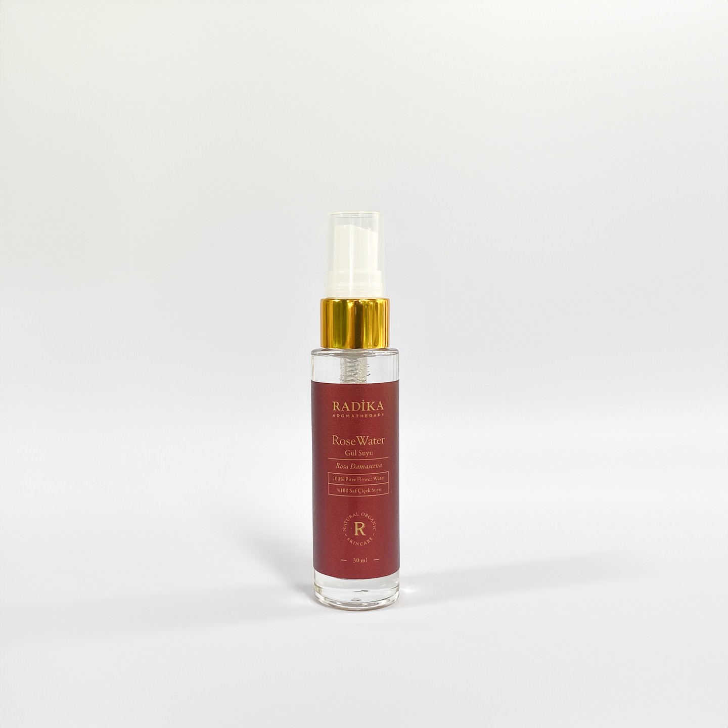 Doğal Gül Suyu | Tüm Cilt Tipleri ve Hassas Ciltler İçin | 30 ml