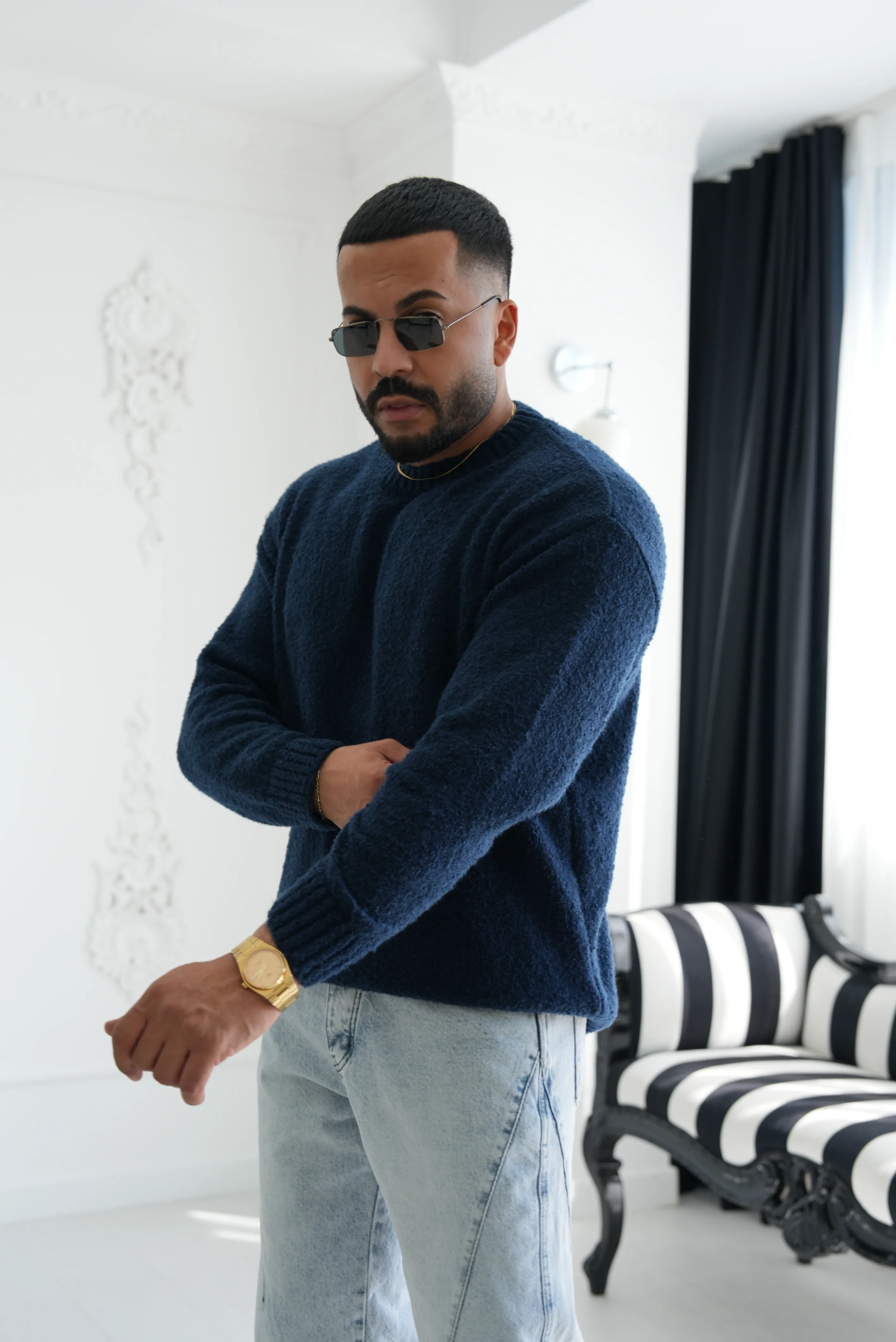 Oversize Basic Yün Kazak