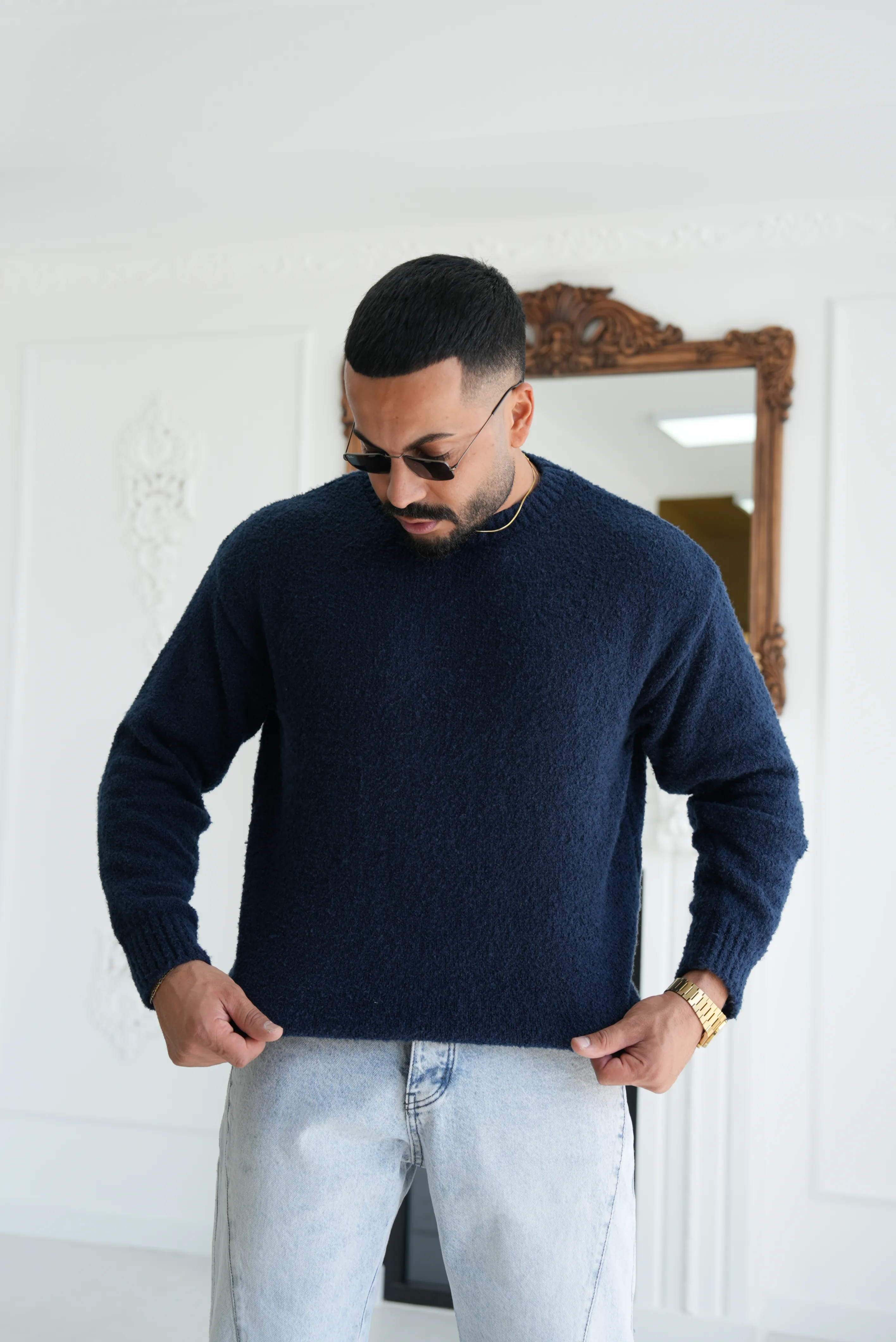 Oversize Basic Yün Kazak