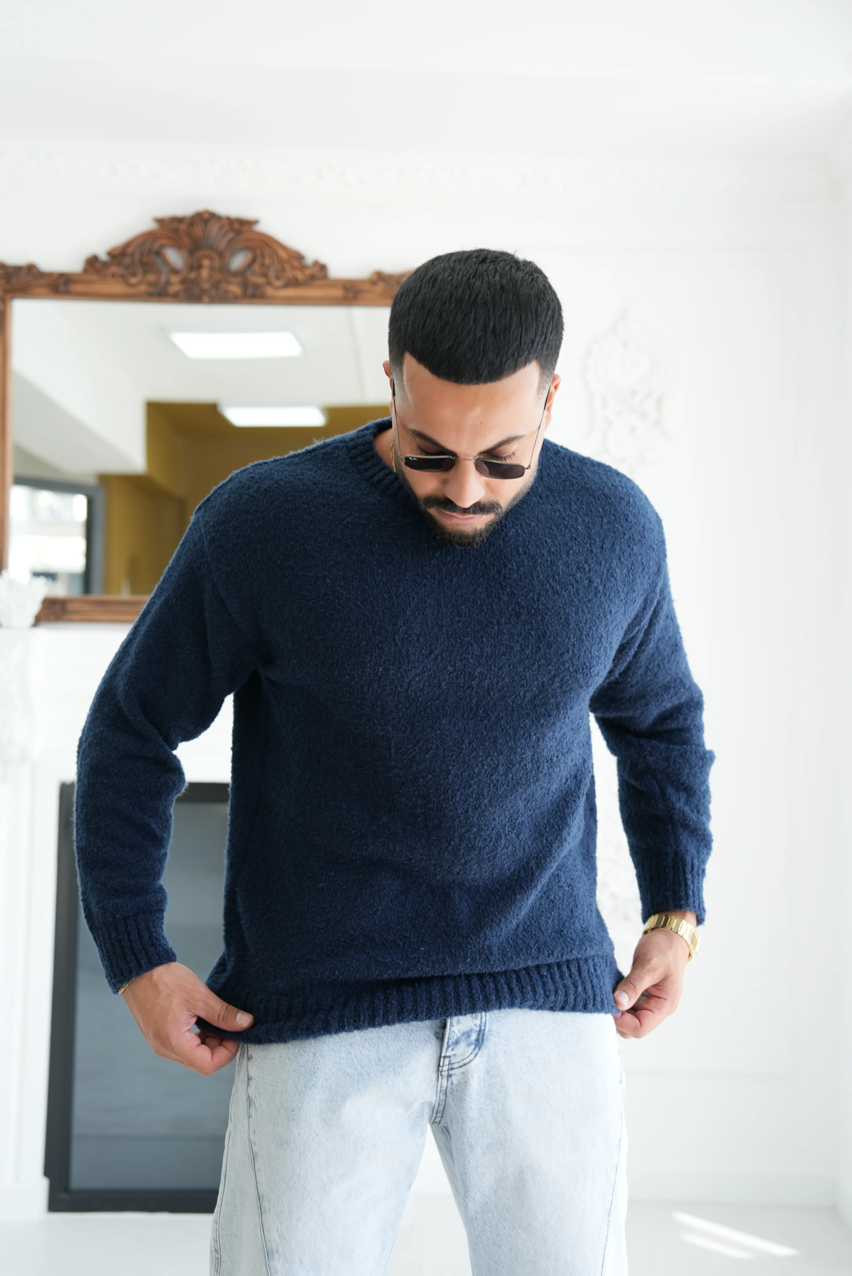 Oversize Basic Yün Kazak