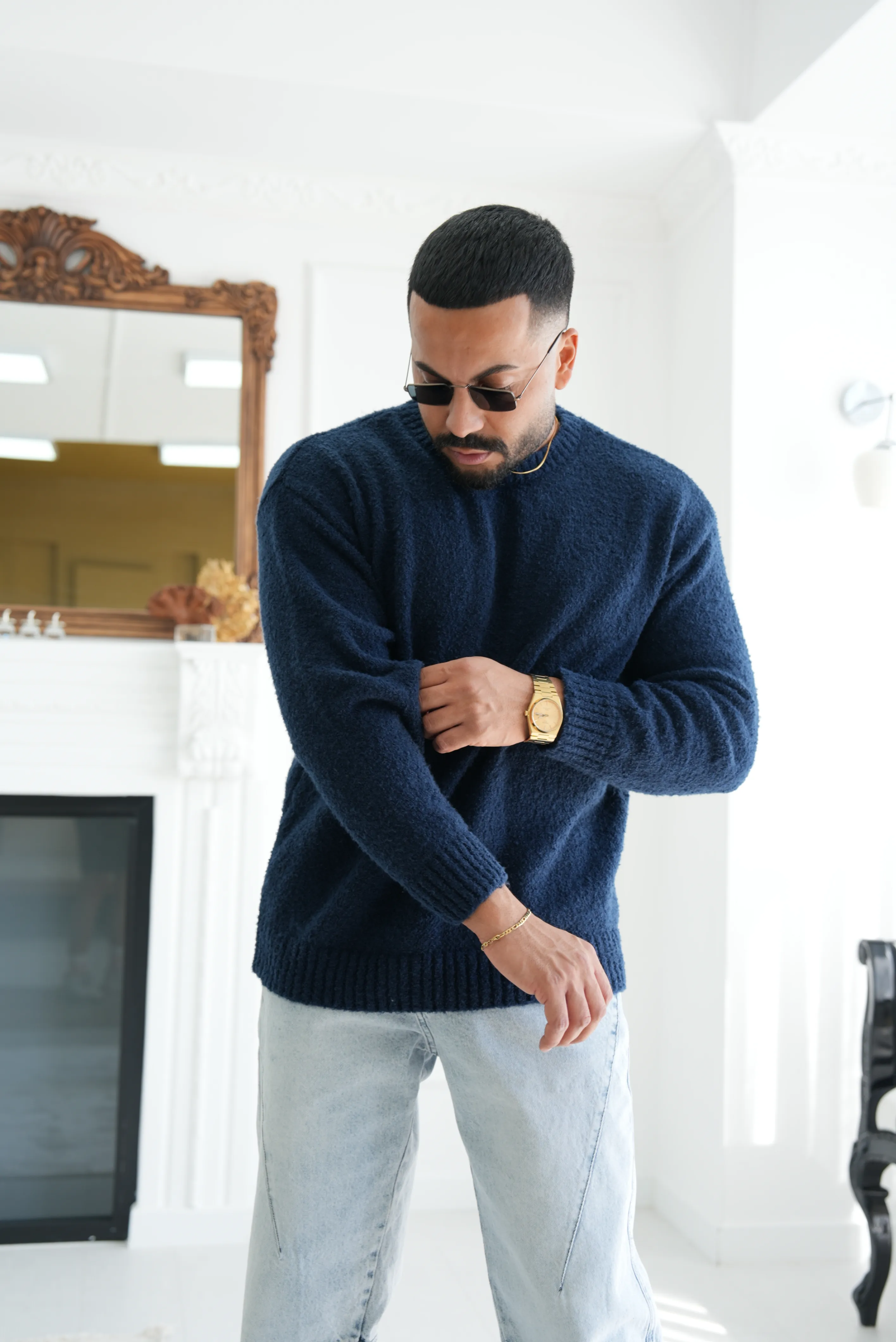 Oversize Basic Yün Kazak