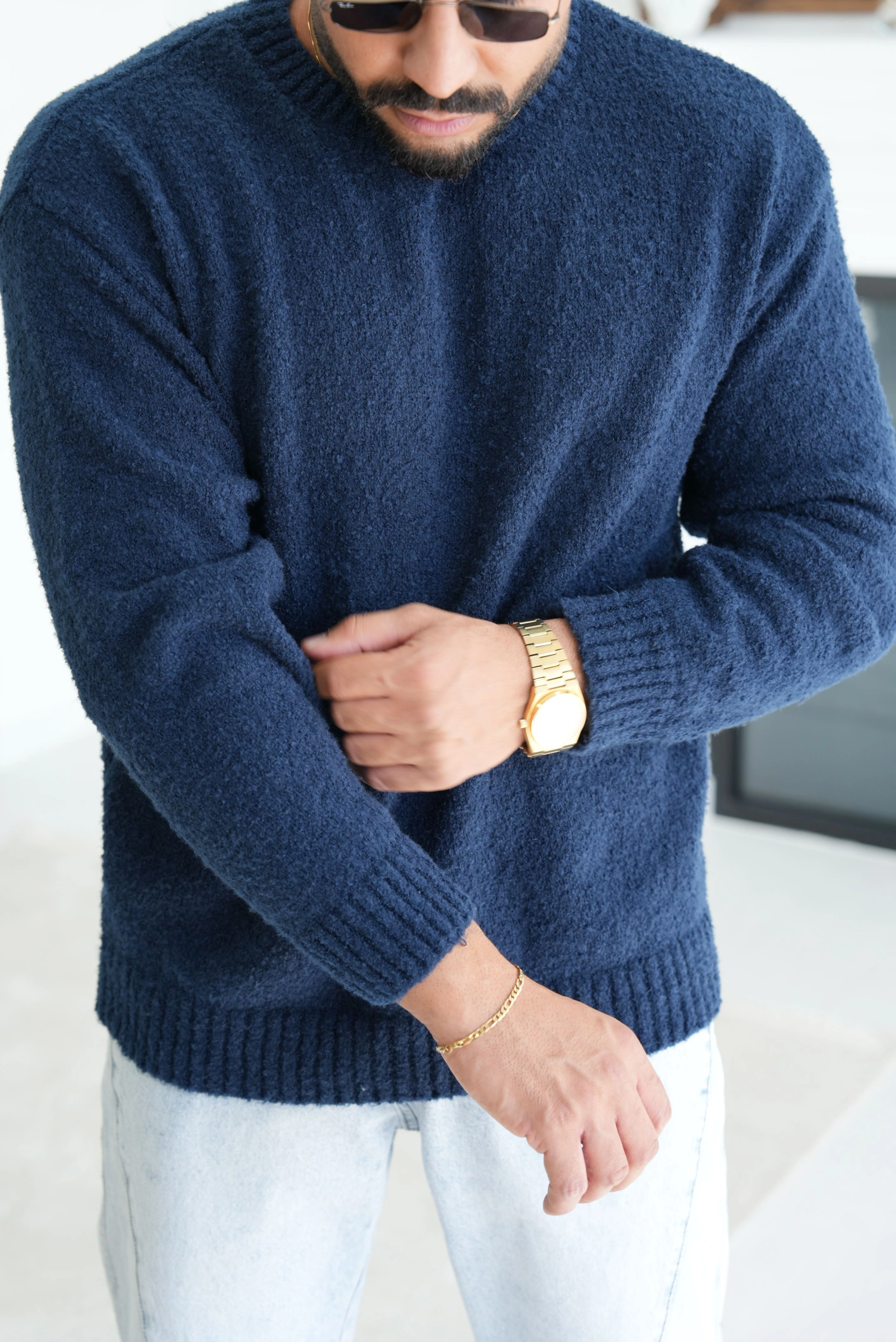 Oversize Basic Yün Kazak