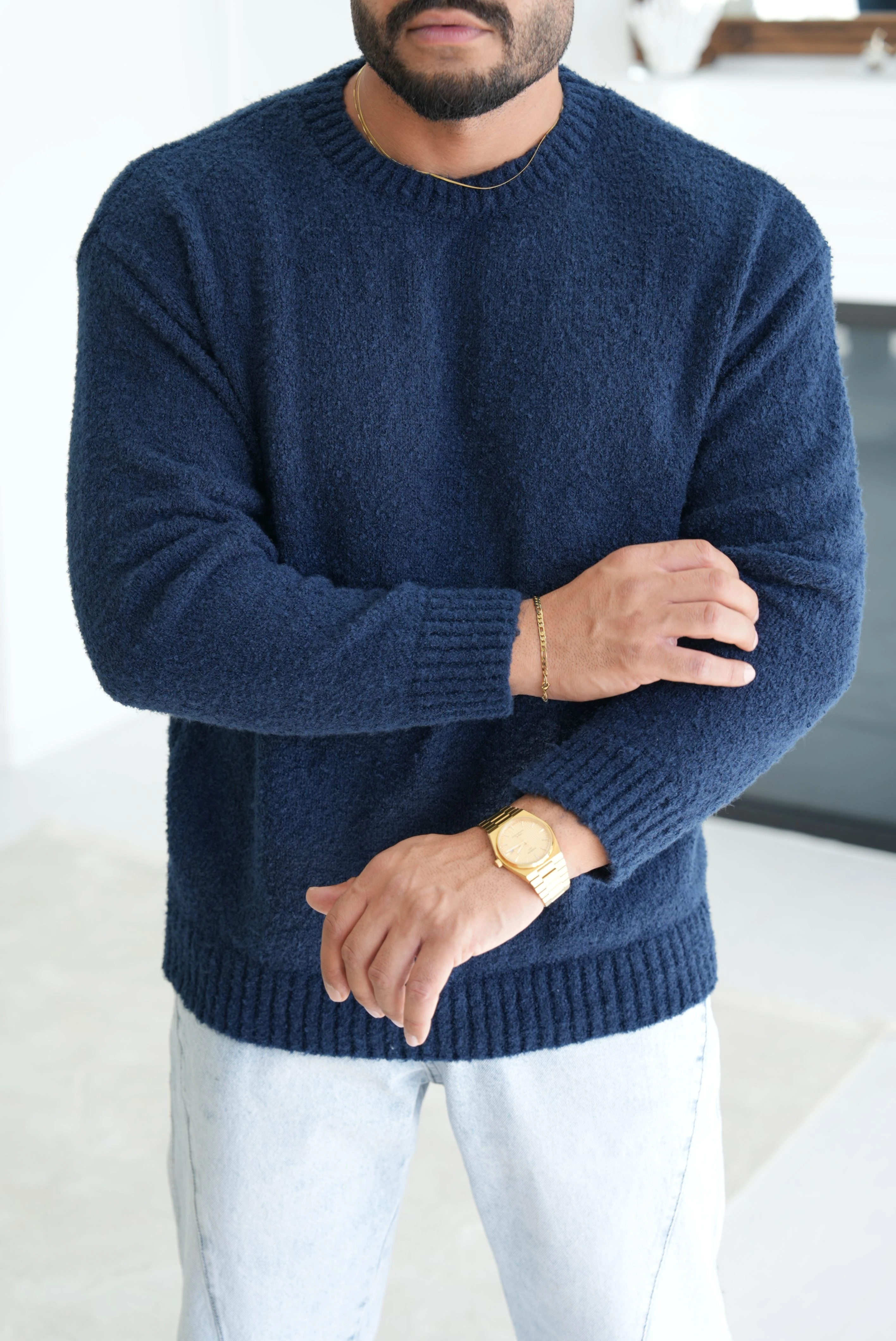 Oversize Basic Yün Kazak