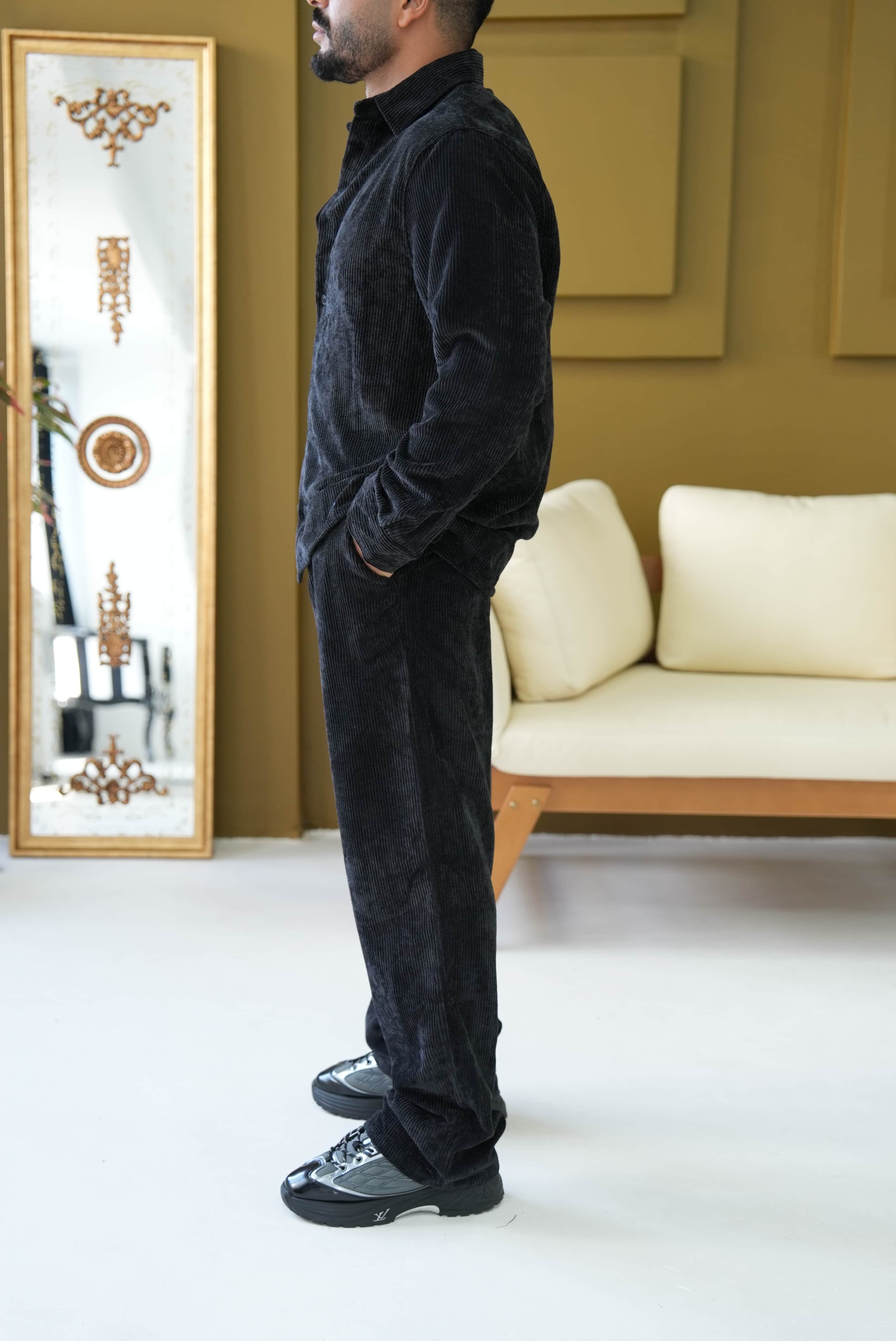 Oversize Kadife Takım