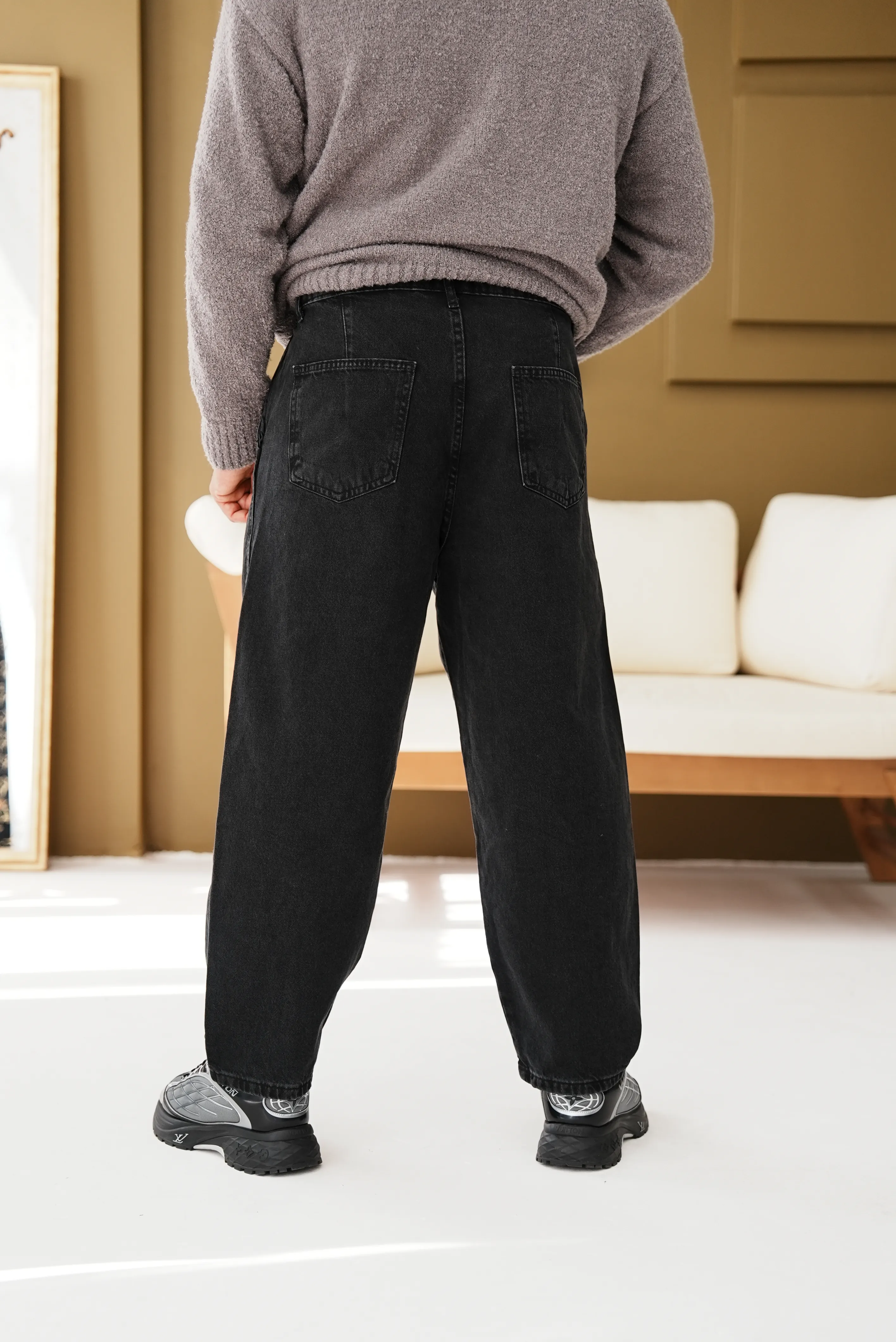 Tasarım Yan Dikiş Detaylı Havuç Kesim i Pantolon