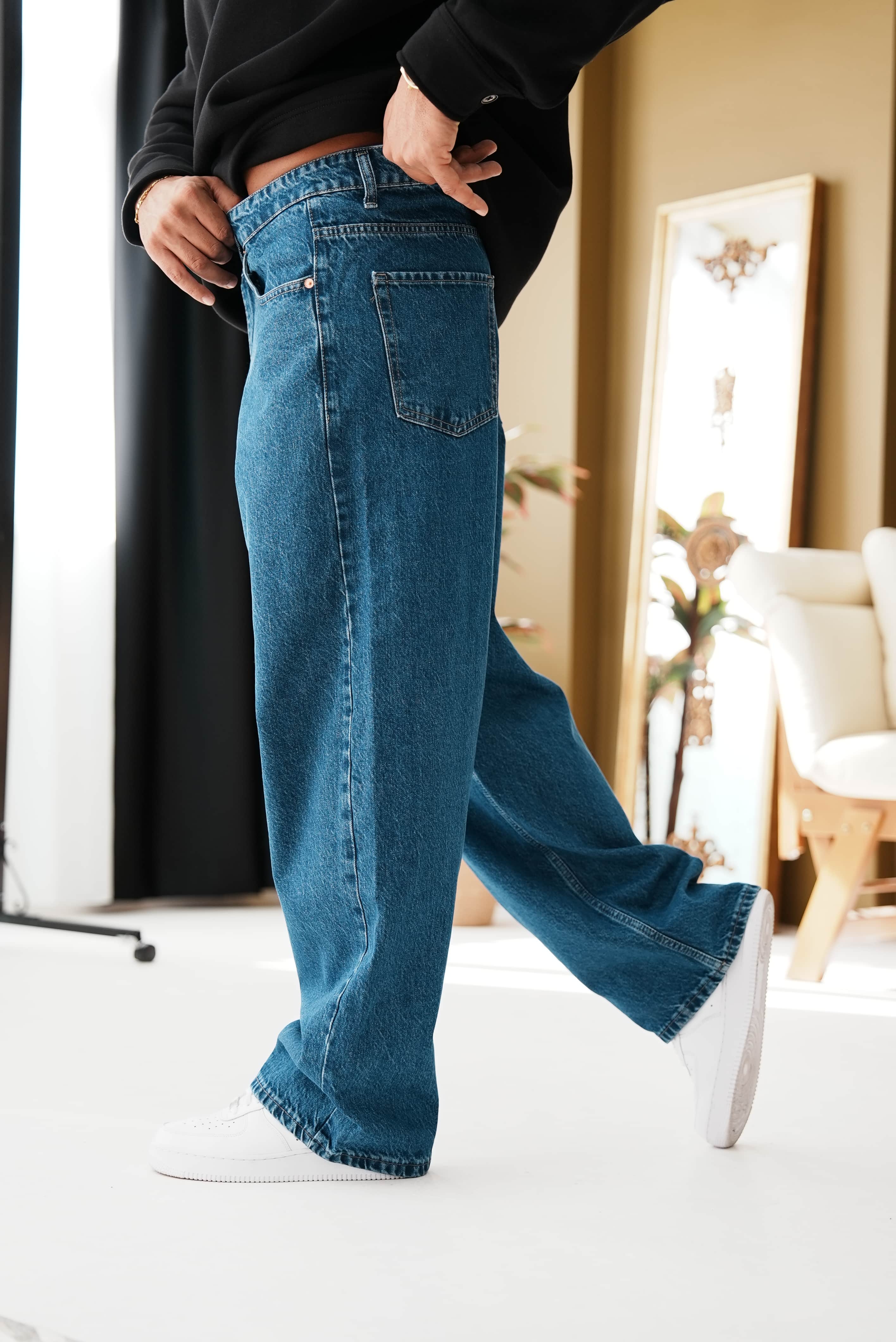 Baggy Kalıp Kot Pantolon 