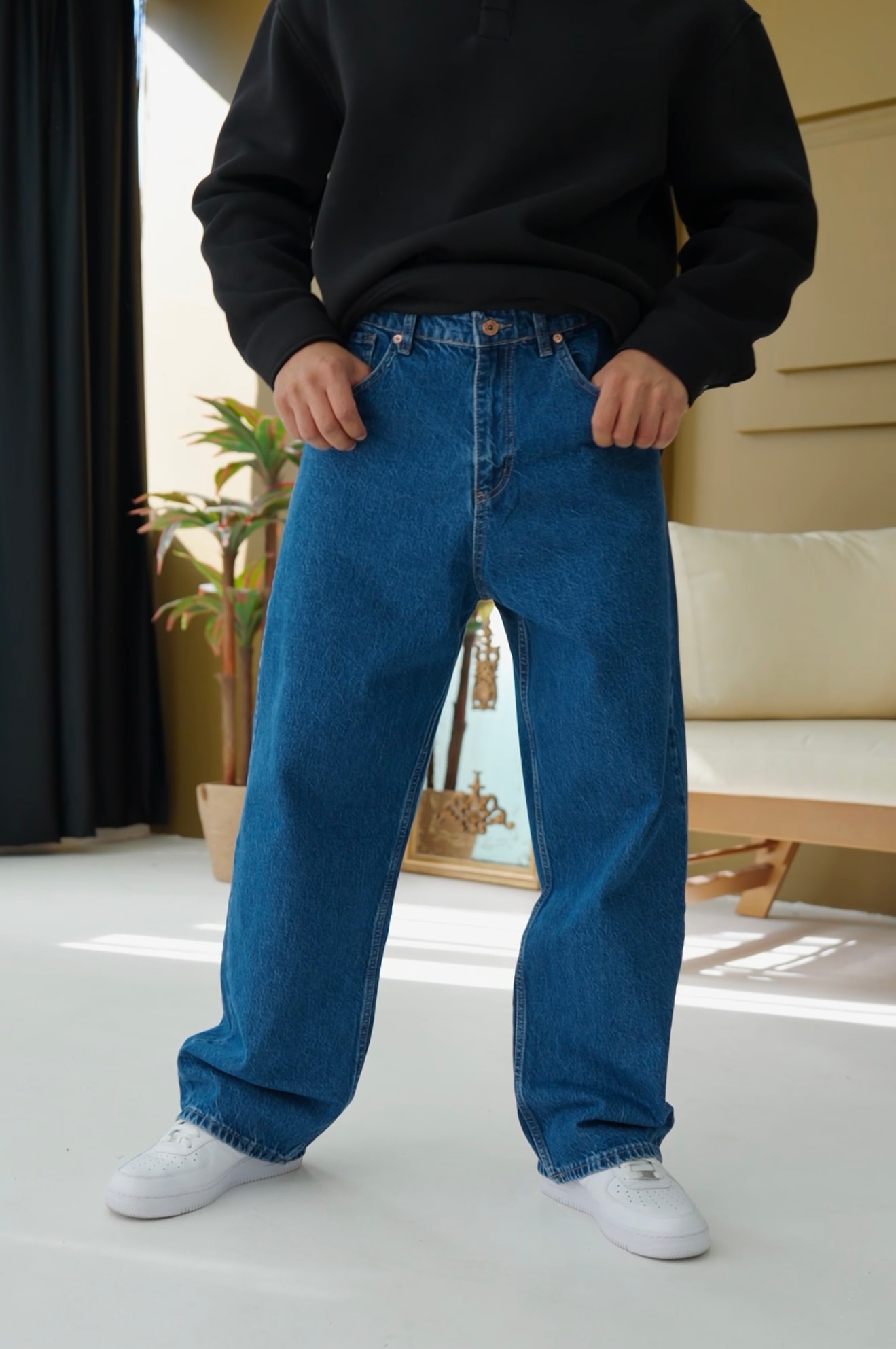 Baggy Kalıp Kot Pantolon 