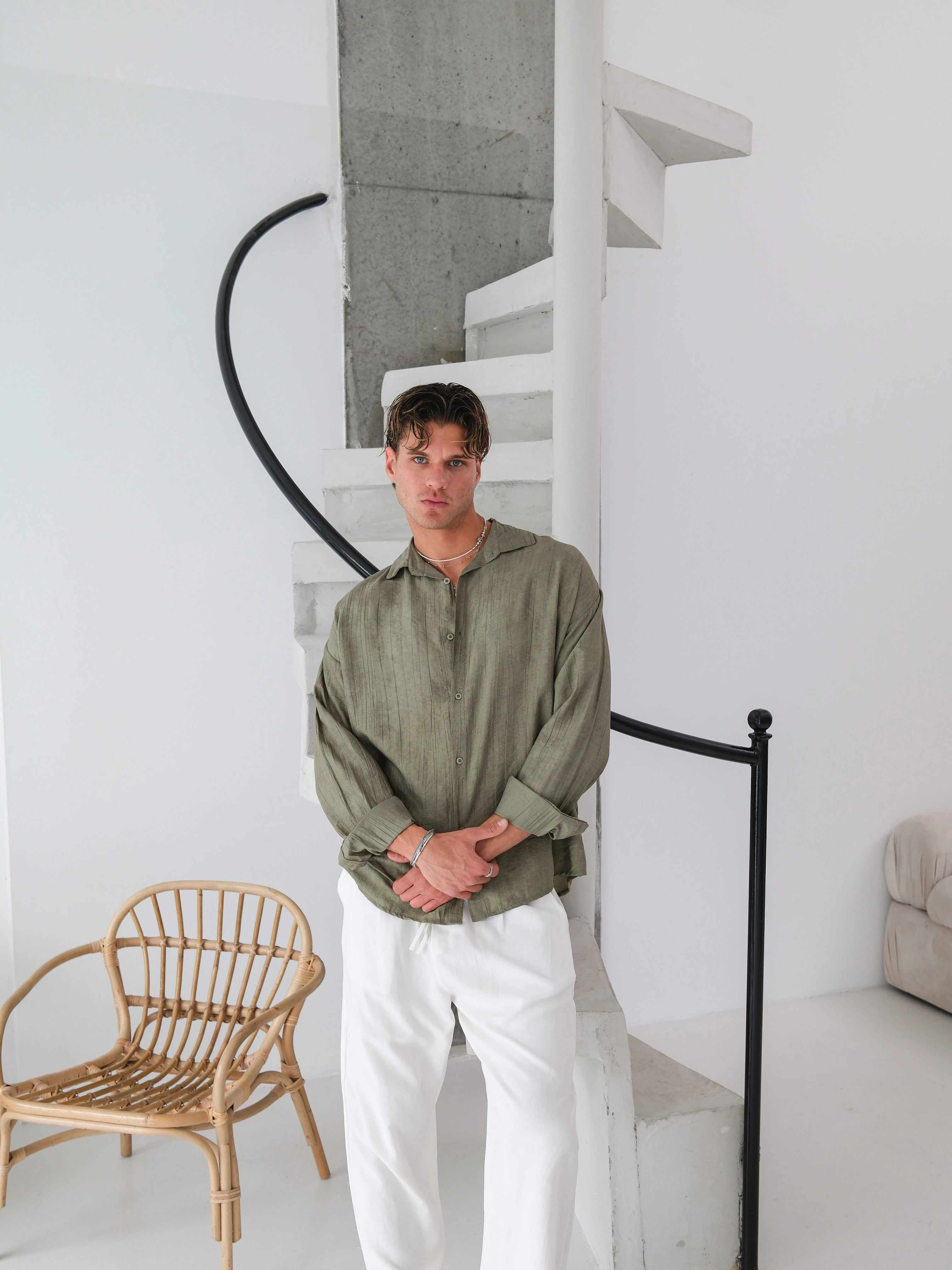 Oversize Modal Gömlek