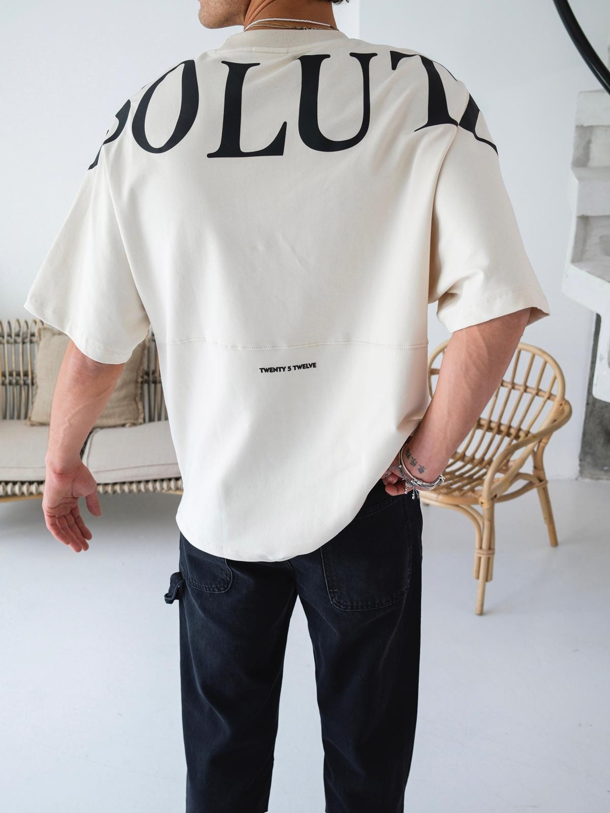 Baskı Detaylı Oversize Tshirt