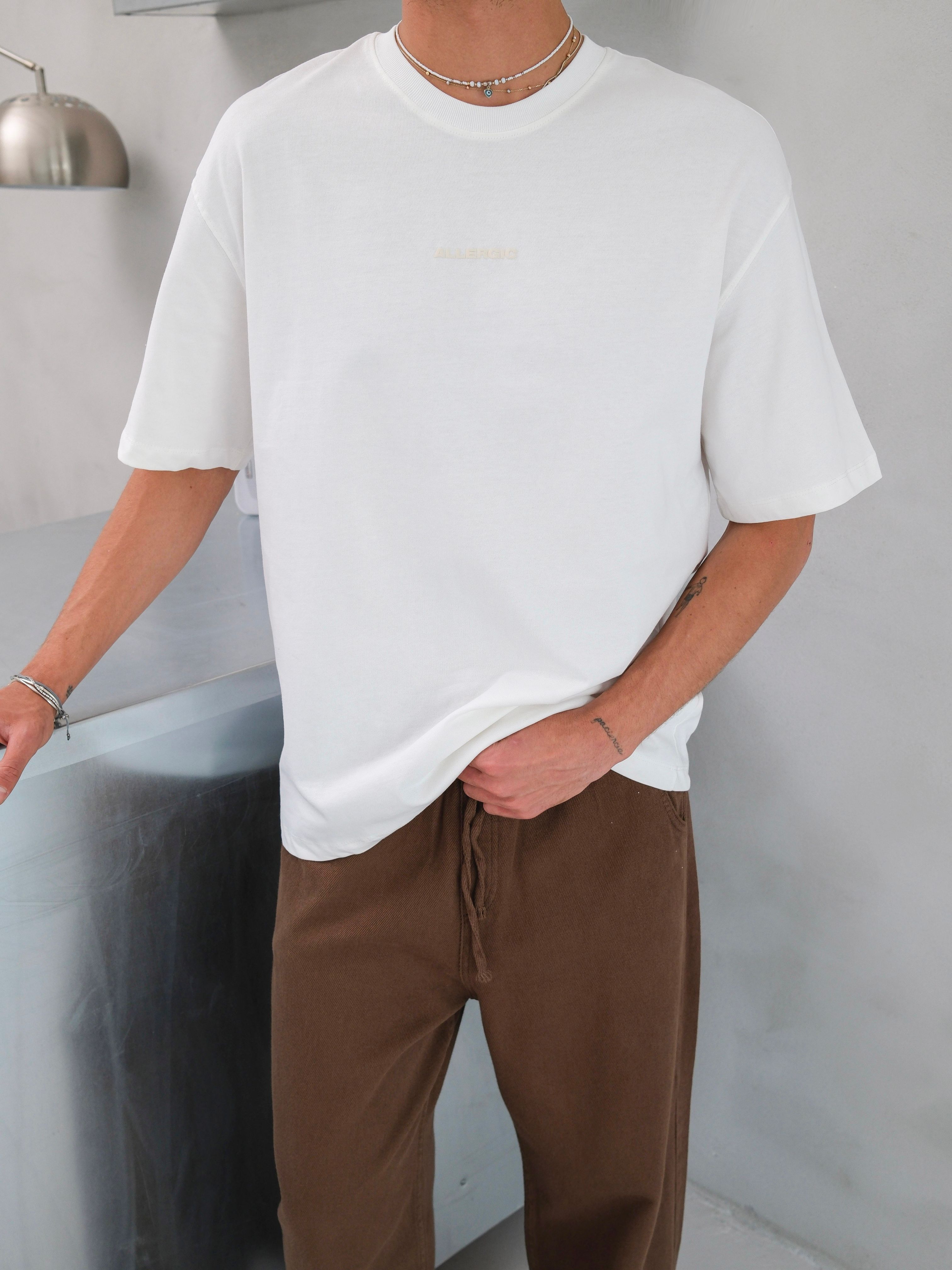 Baggy Kalıp Gabardin Pantolon
