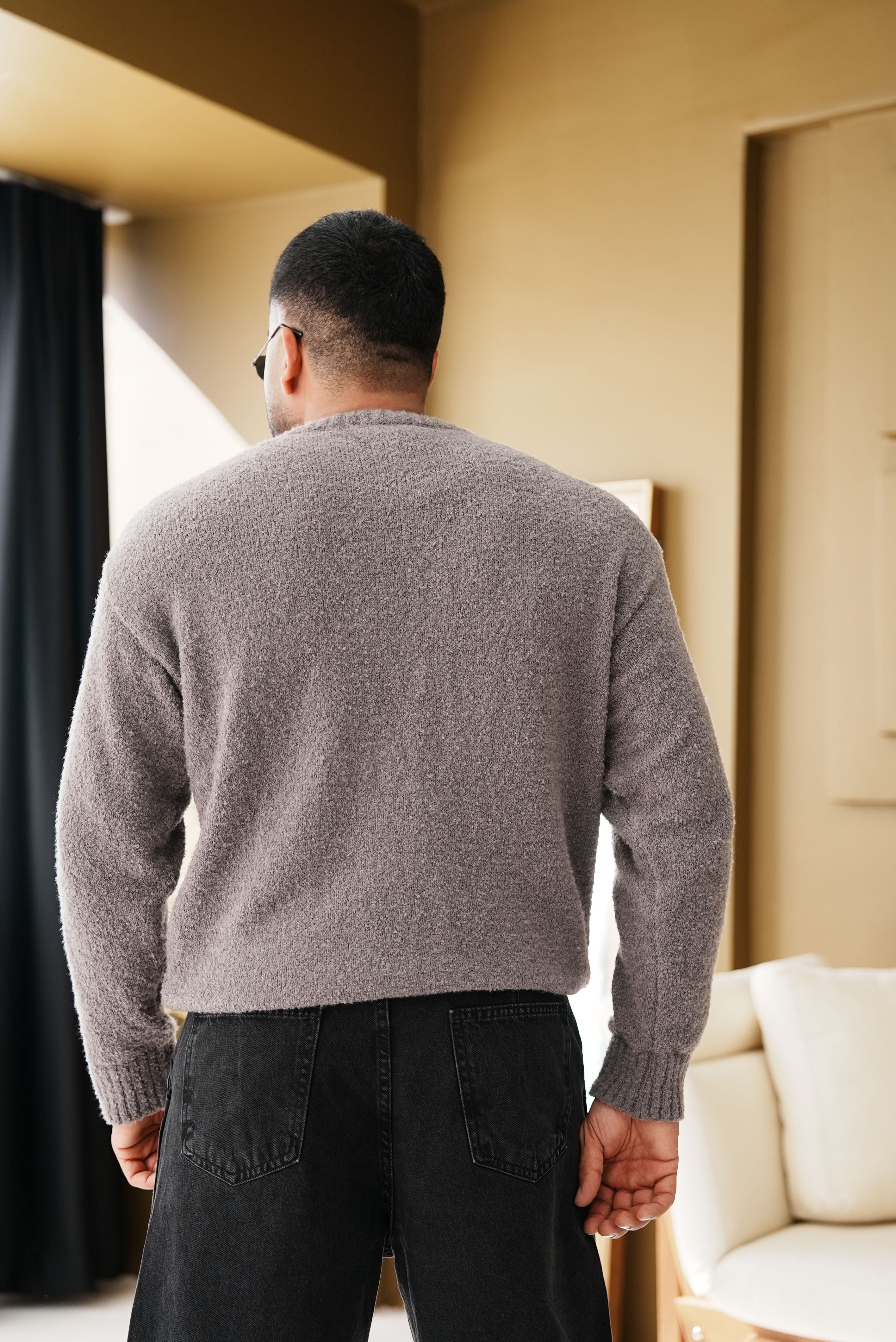 Oversize Basic Yün Kazak