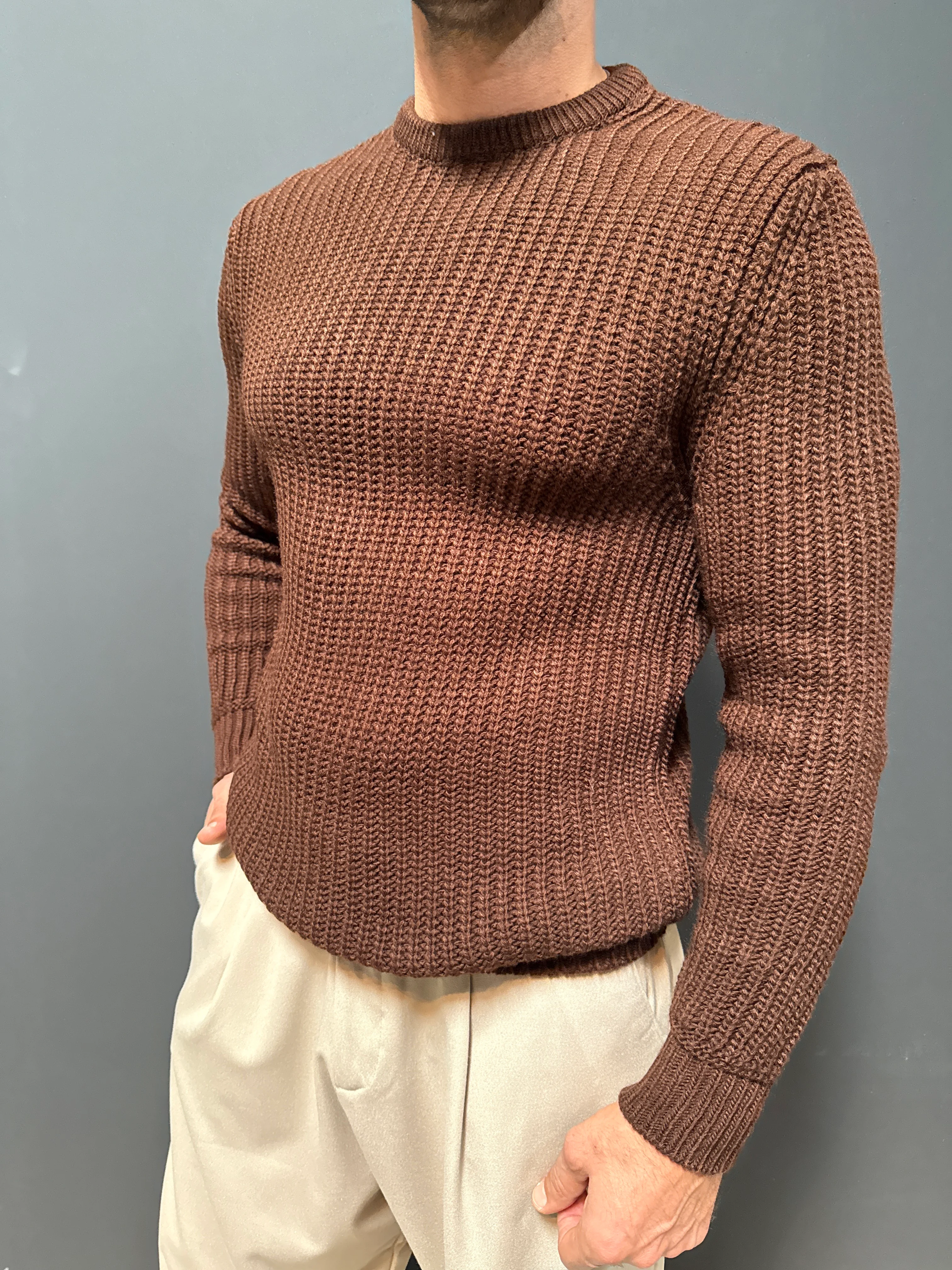 Regular Fit Örme Kazak