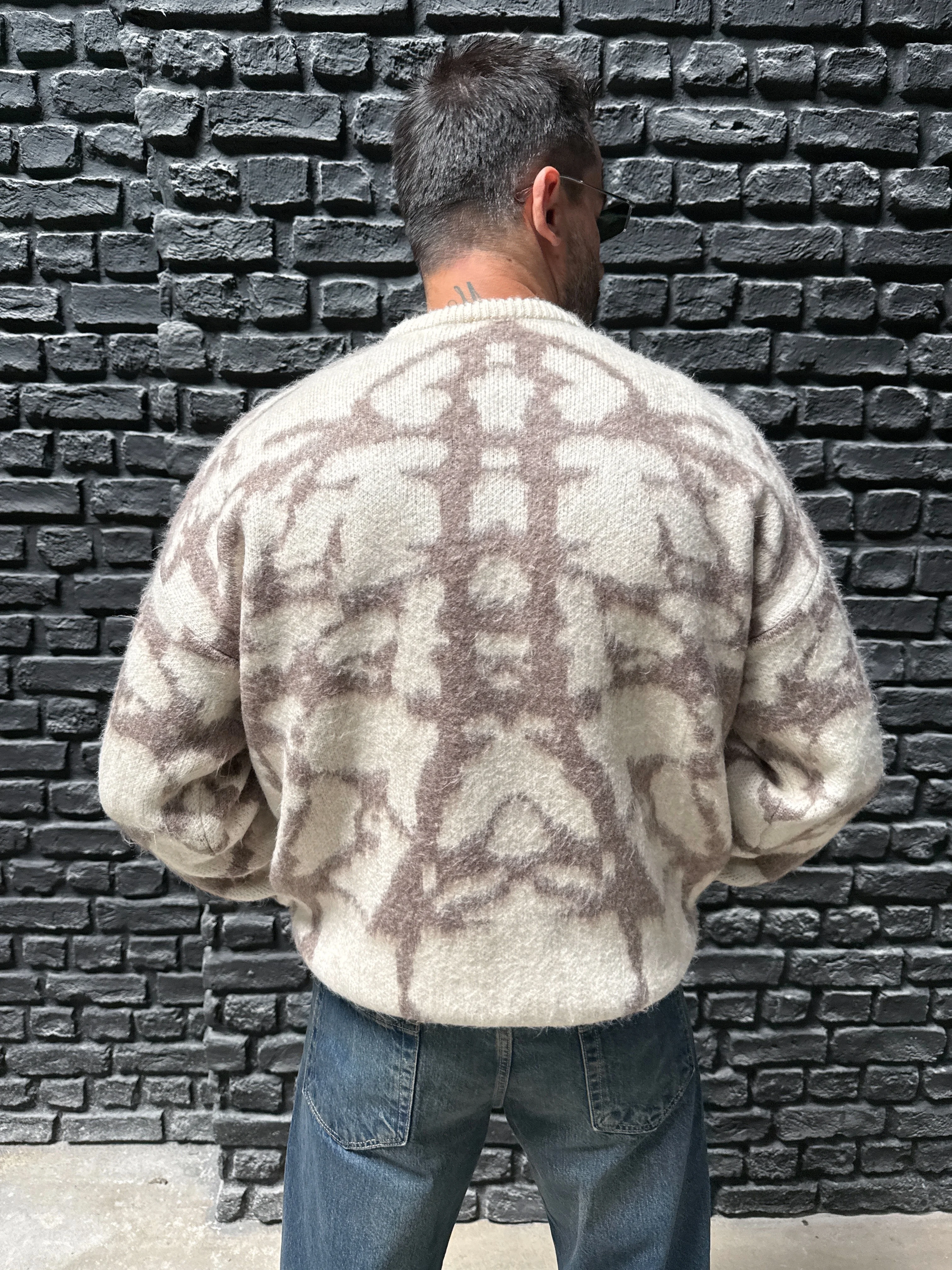 Geometrik Desenli Kazak