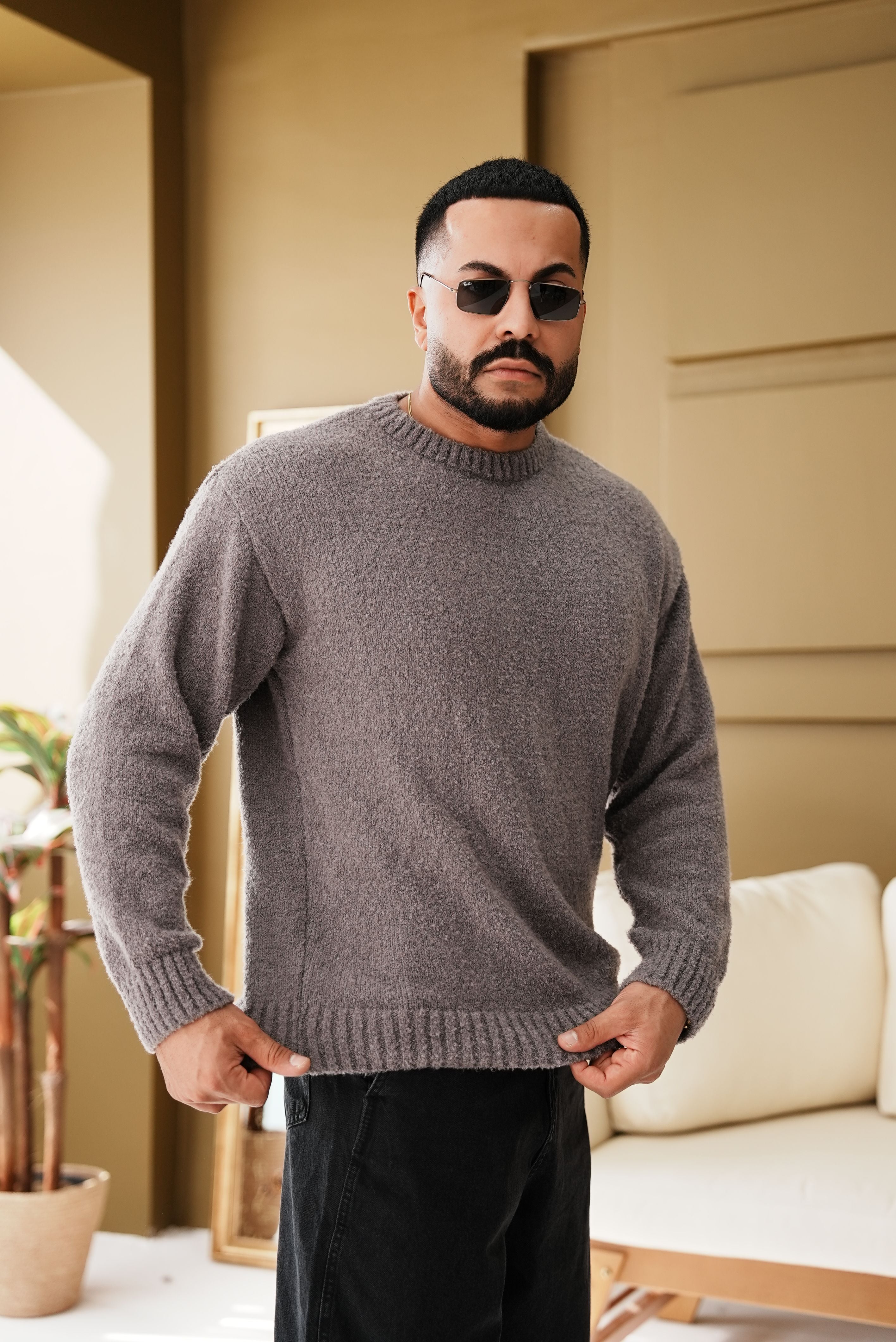 Oversize Basic Yün Kazak