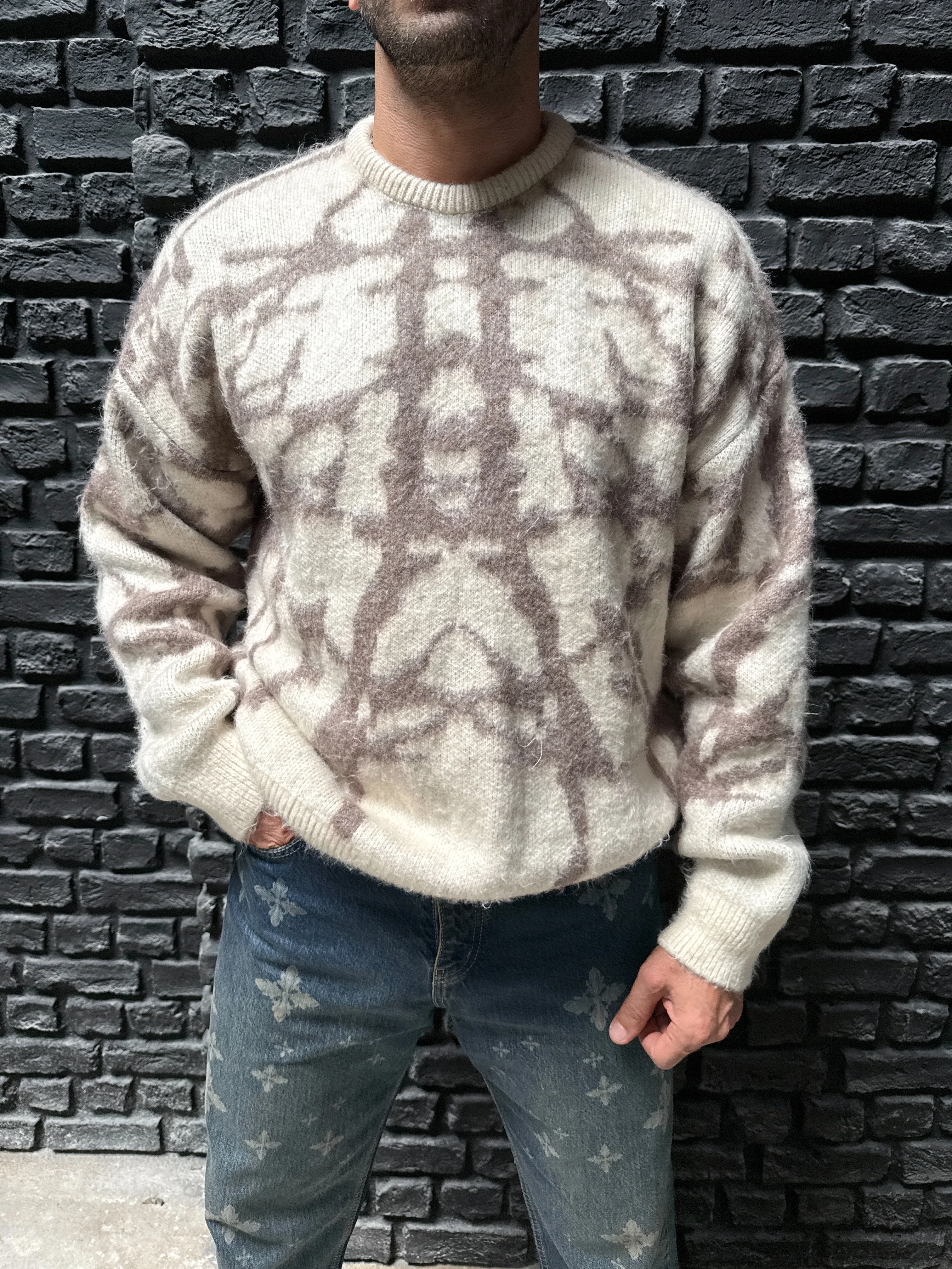 Geometrik Desenli Kazak