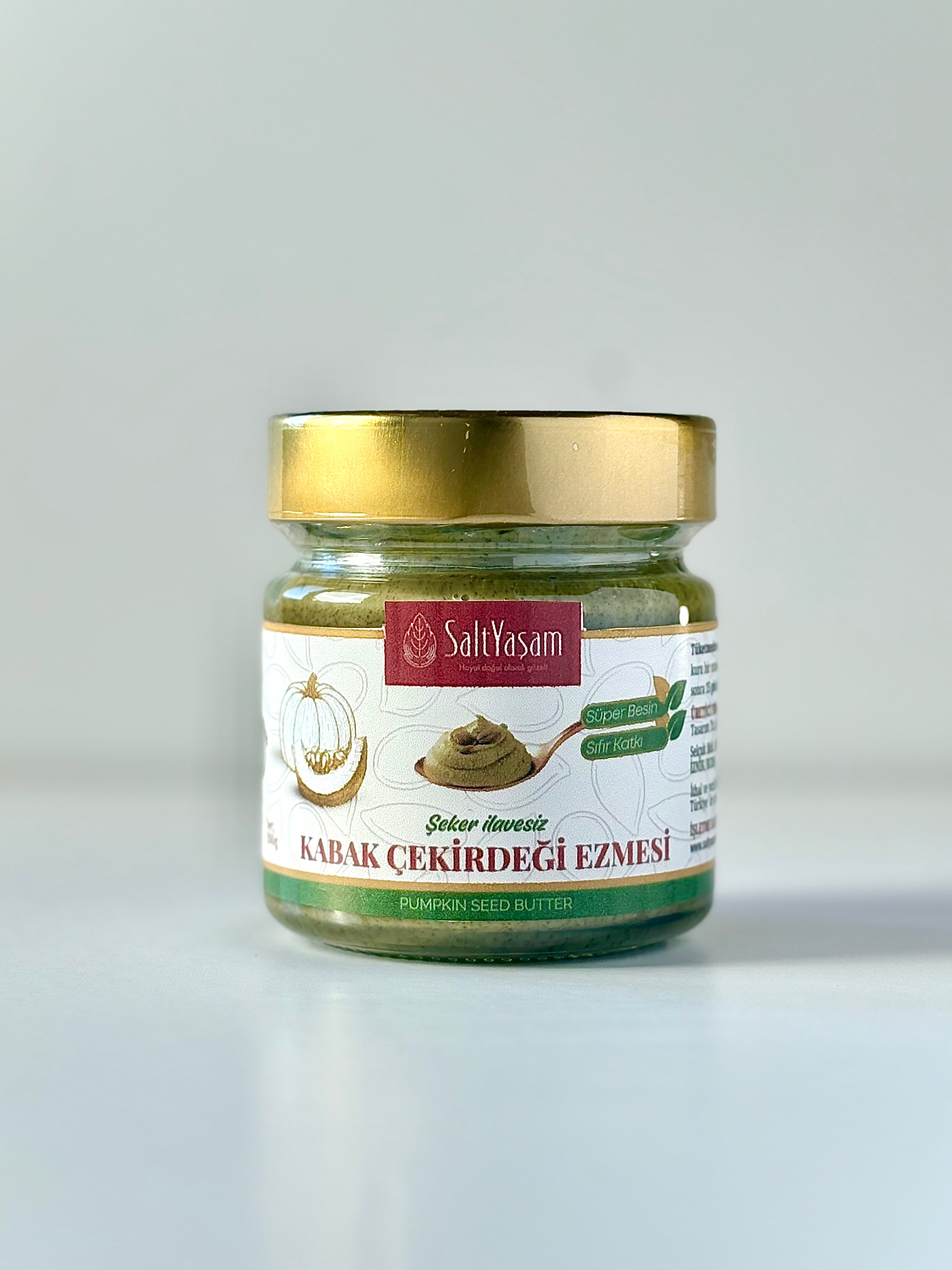 Şekersiz %100 Kabak Çekirdeği Ezmesi 200gr