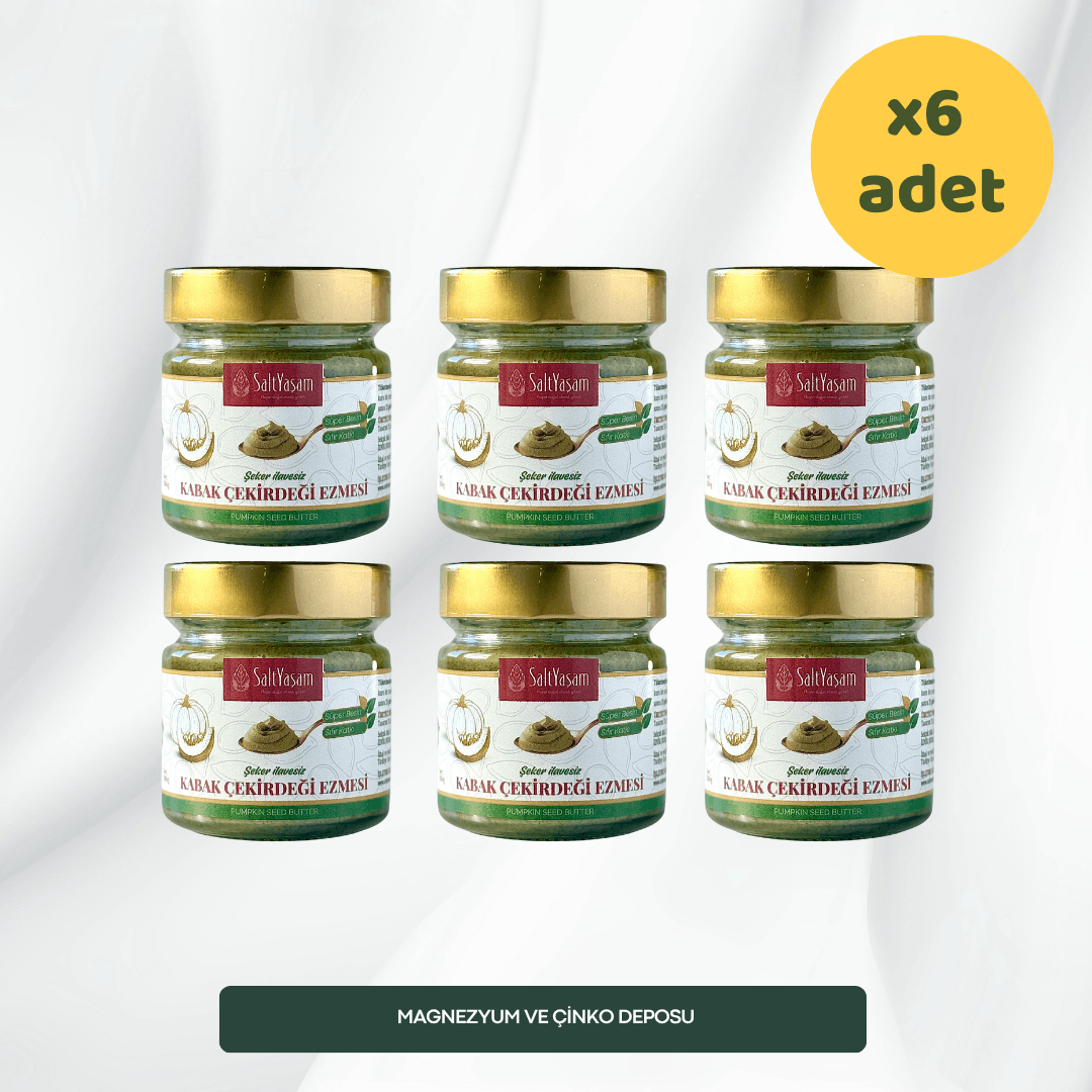 Şekersiz %100 Kabak Çekirdeği Ezmesi 200gr x 6ADET