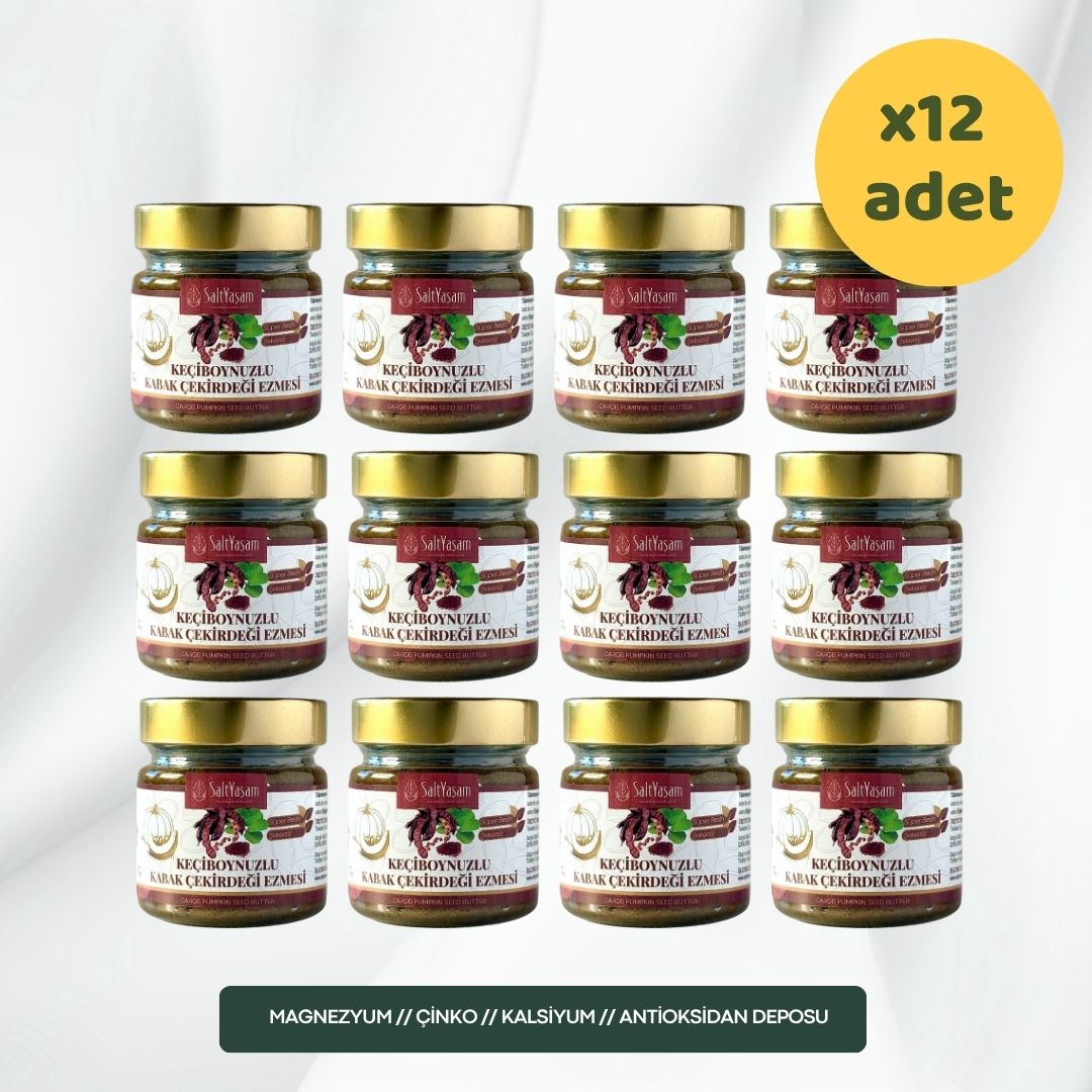 Keçiboynuzlu Kabak Çekirdeği Ezmesi 200gr x12ADET