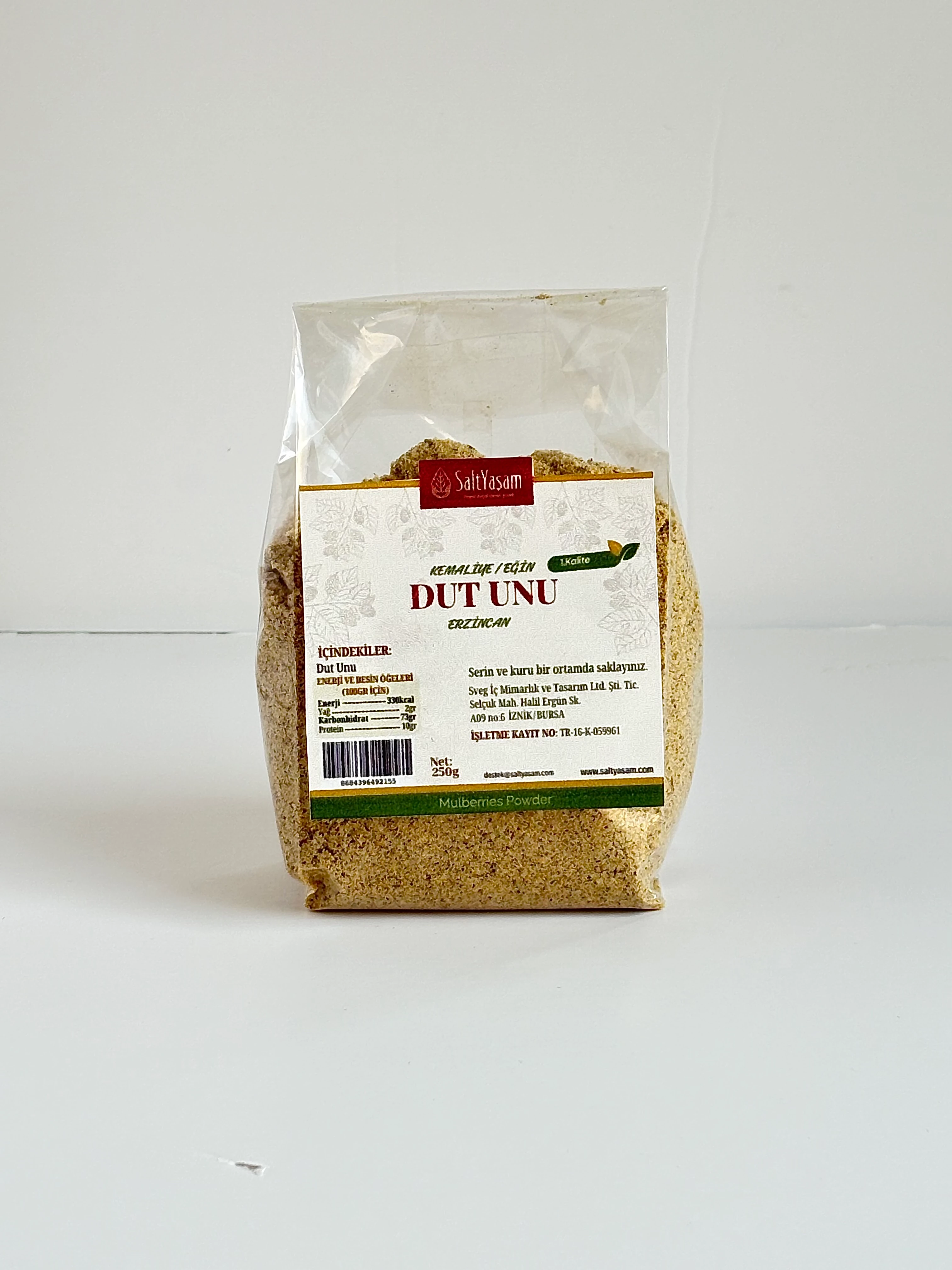 Kemaliye (Eğin) Beyaz Dut Unu /Şekeri – 250 g