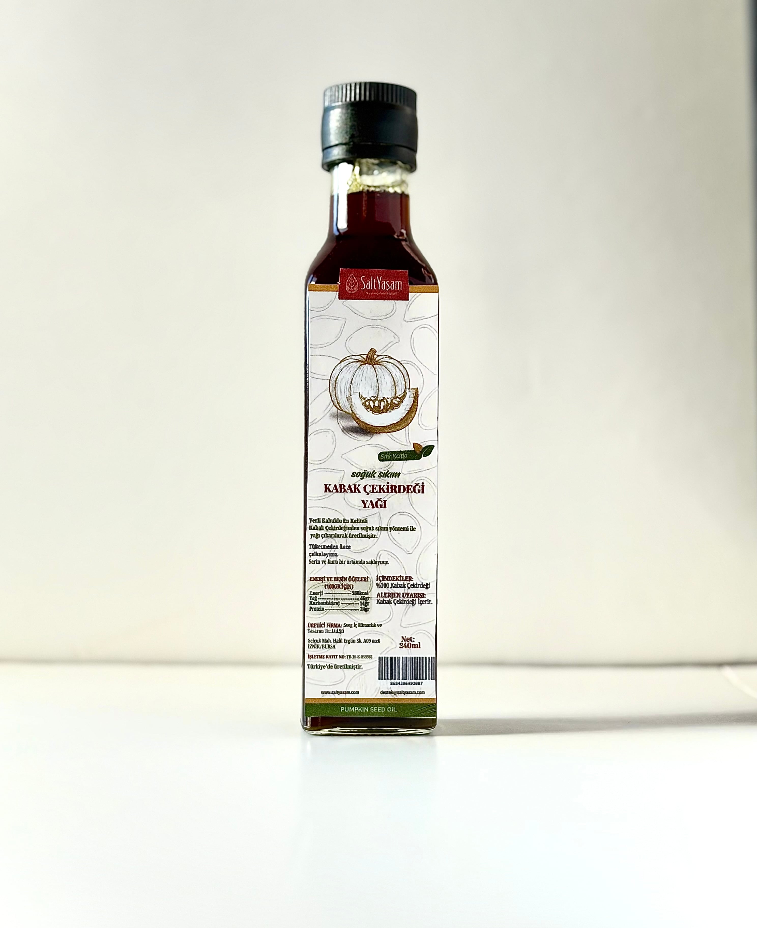 Kabak Çekirdeği Yağı 240ml