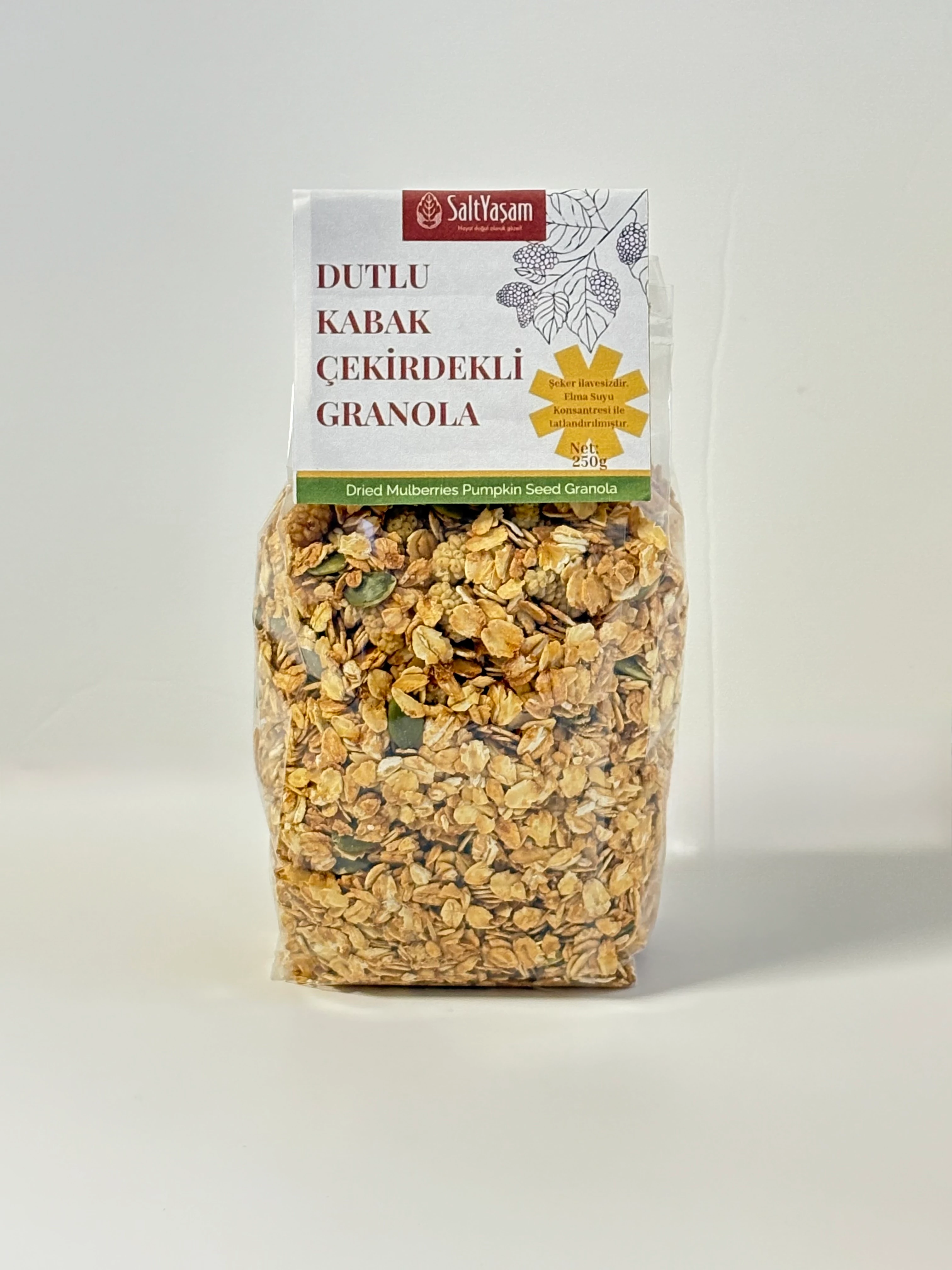 Beyaz Dutlu Kabak Çekirdekli Granola 250 g
