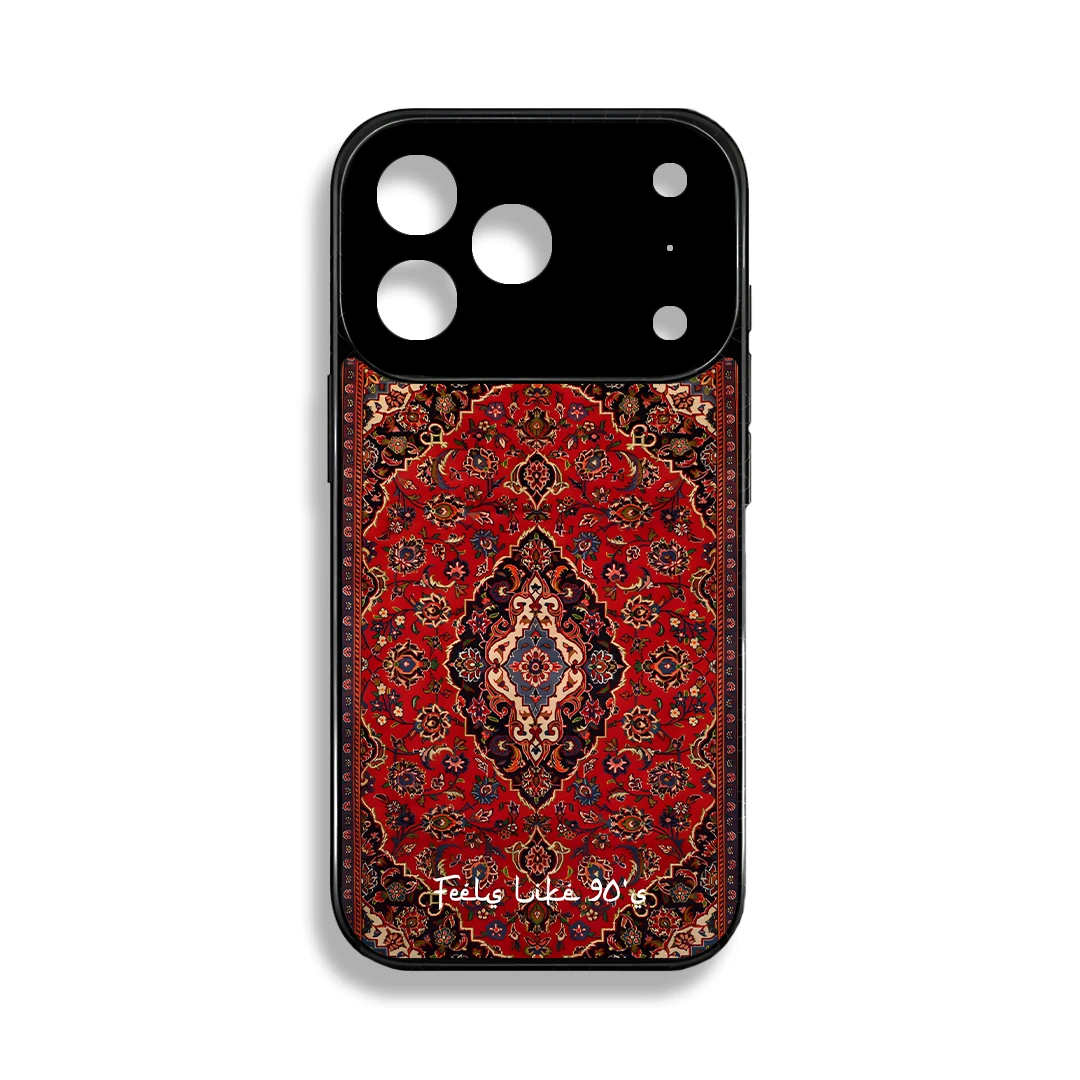 OVD Rug Tamperli Cam iPhone Kılıf