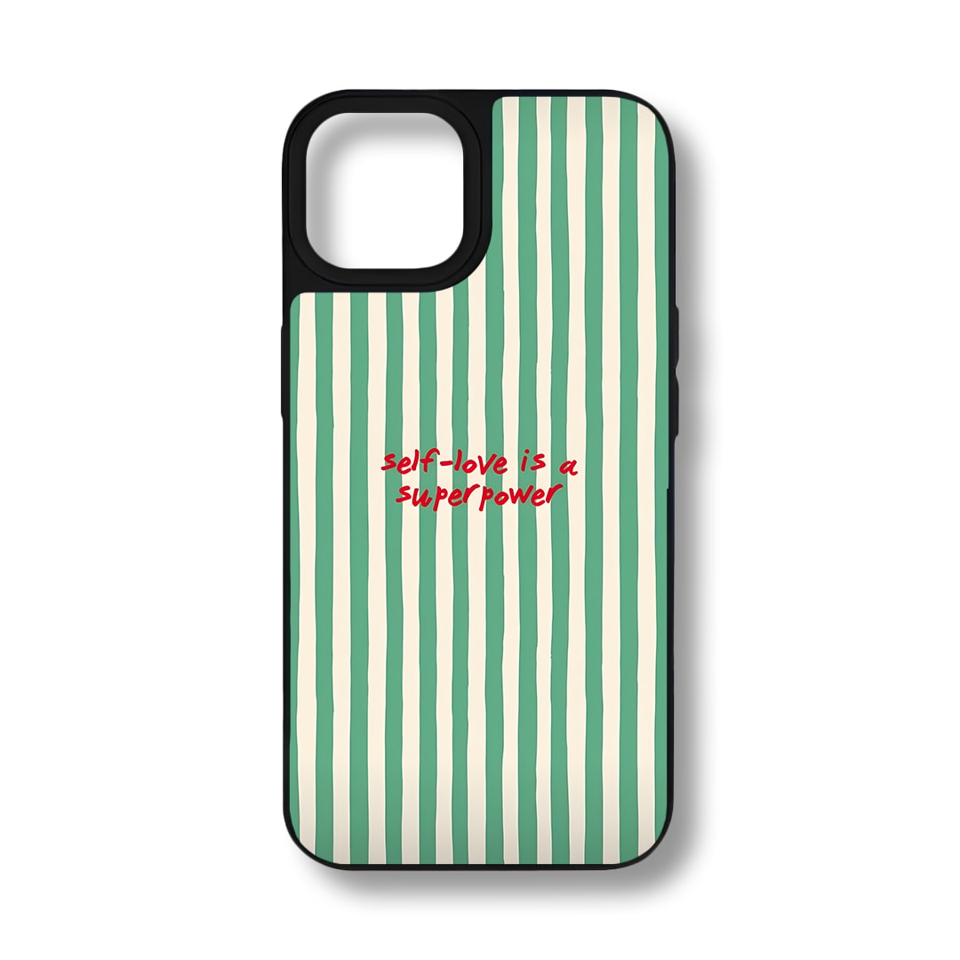 Self Love Tamperli Parlak Telefon Kılıfı