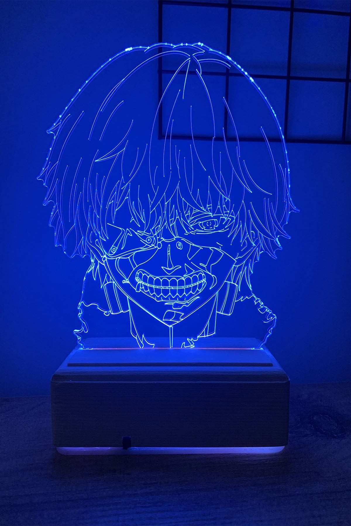 Tokyo Ghoul Ken Kaneki 16 Renk Gece Lambası