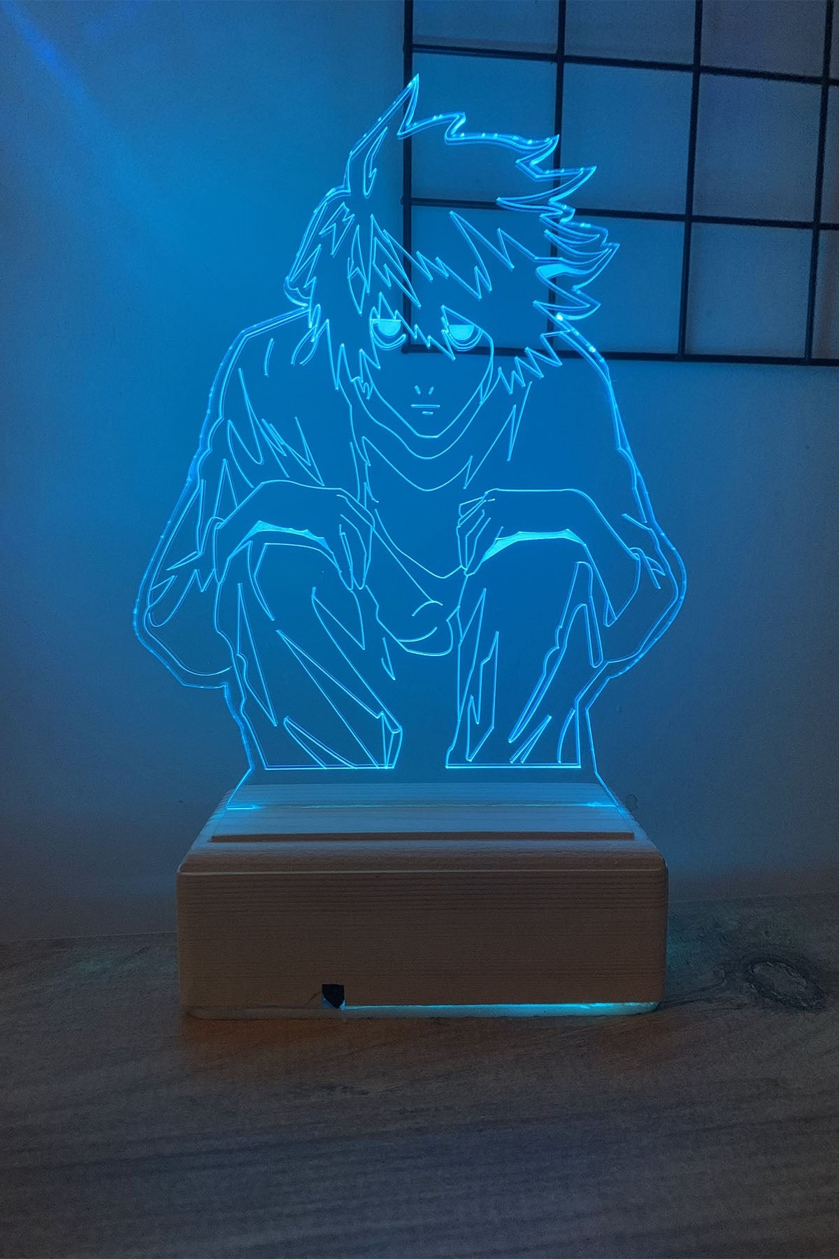 Death Note L 16 Renk Gece Lambası
