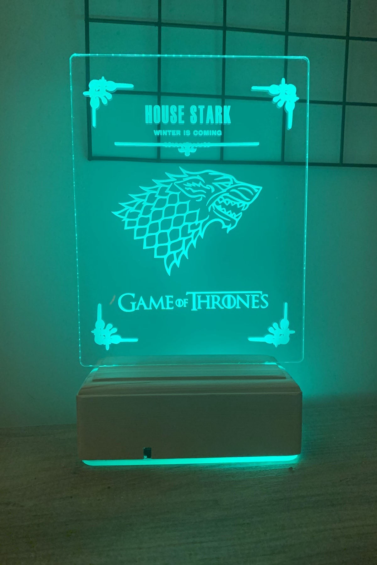 Game of Thrones 16 Renk Gece Lambası