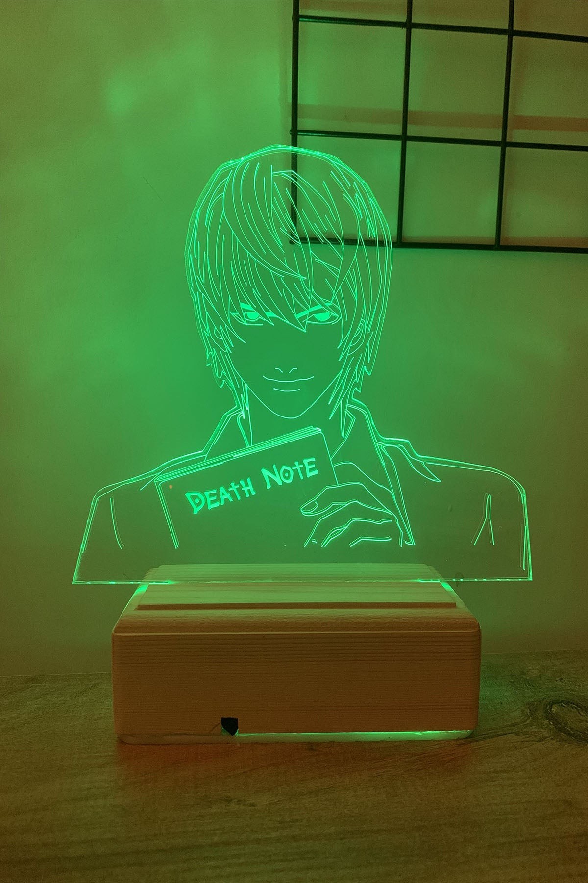 Death Note Light Yagami 16 Renk Gece Lambası