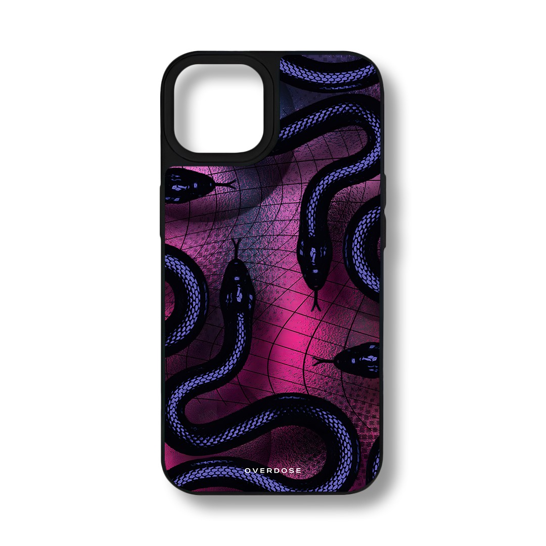 Snake Tamperli Parlak Telefon Kılıfı