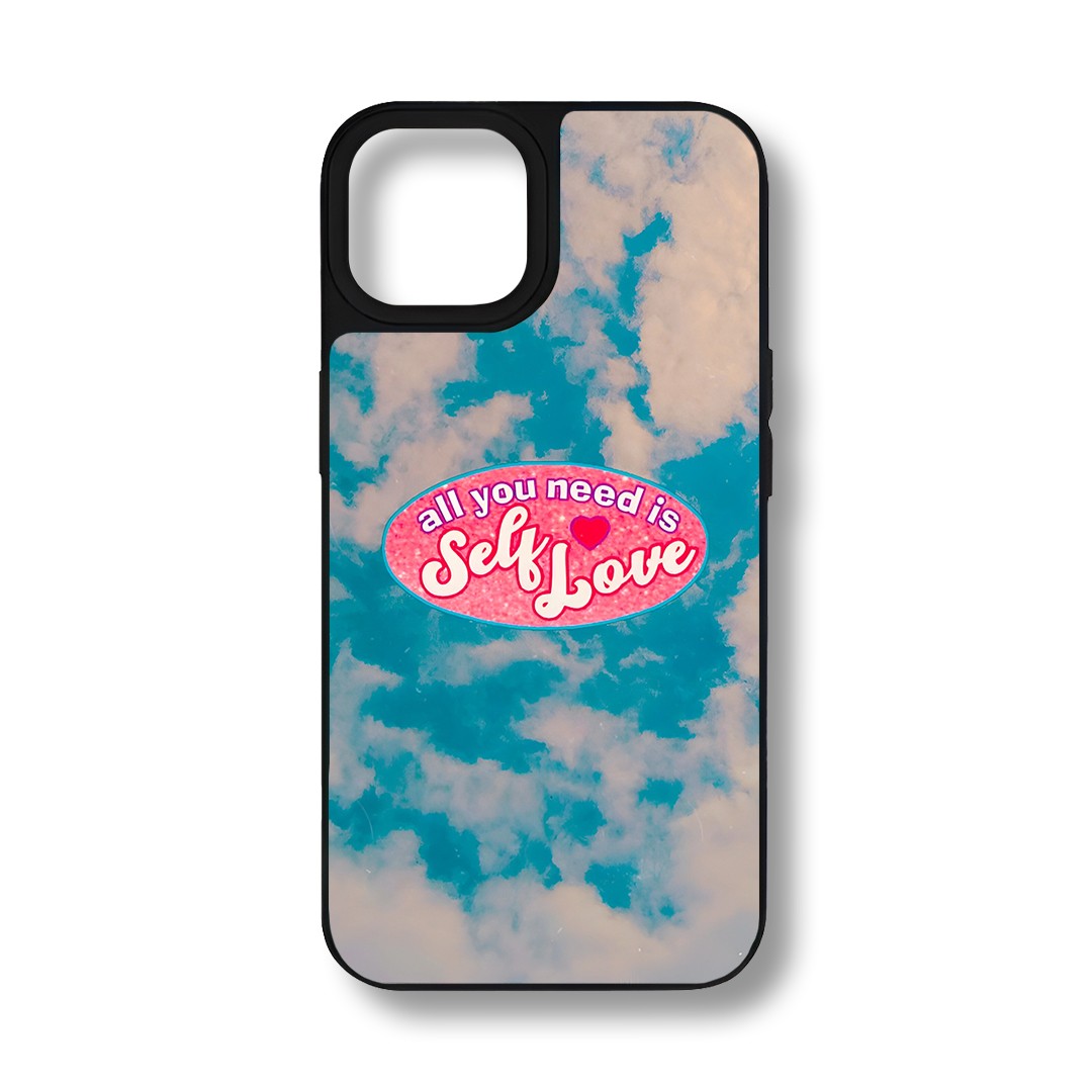 Self Love Tamperli Parlak Telefon Kılıfı