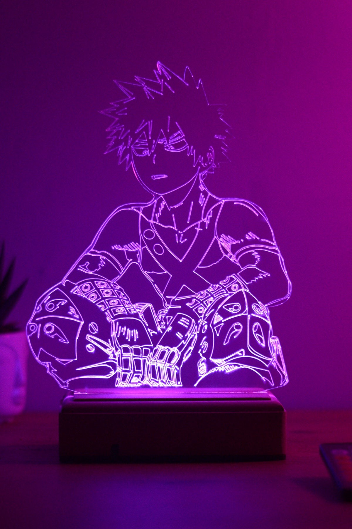 My Hero Academia Katsuki Bakugo 16 Renk Gece Lambası