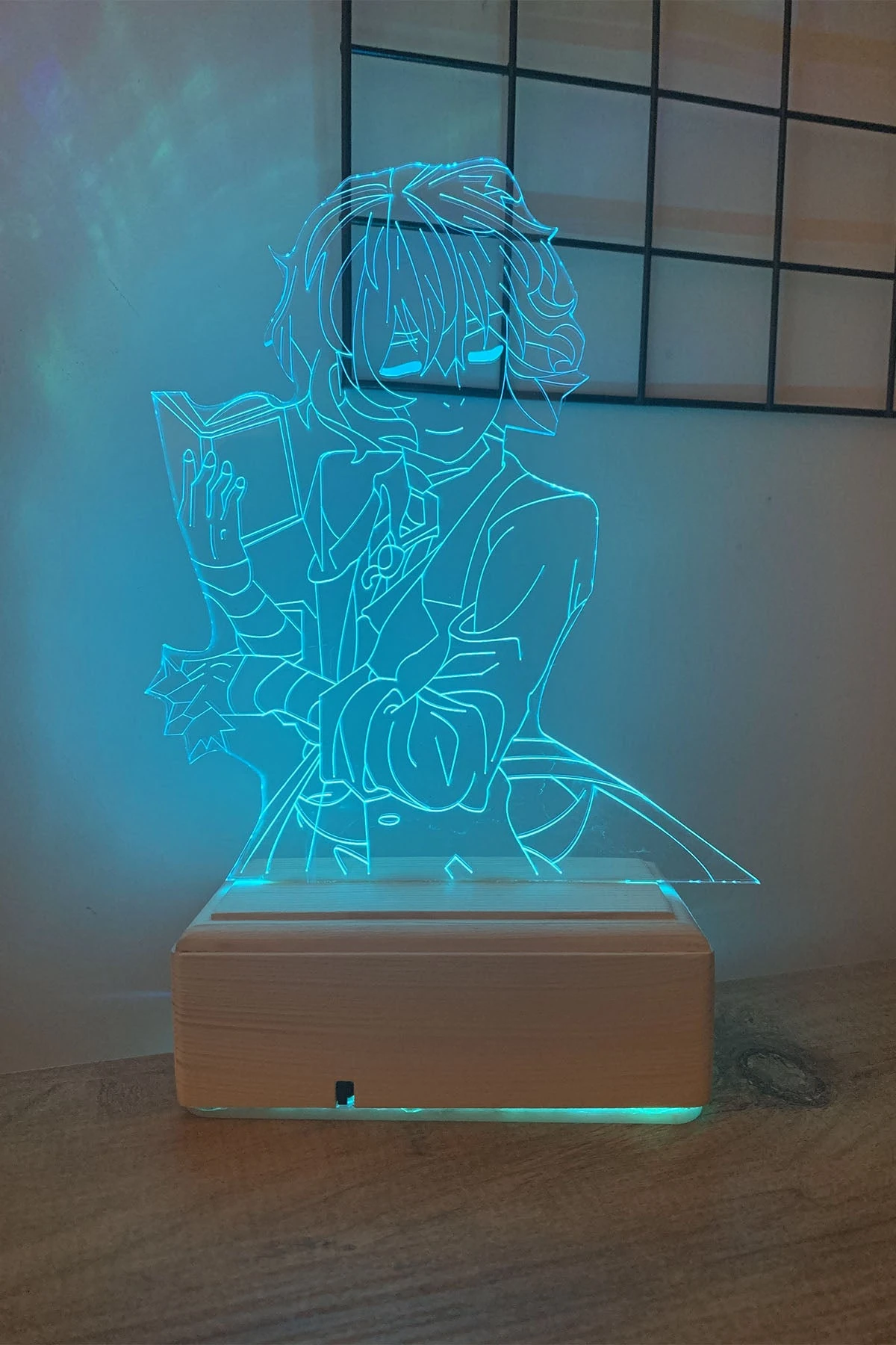 Bungo Stray Dogs Dazai Osamu 16 Renk Gece Lambası