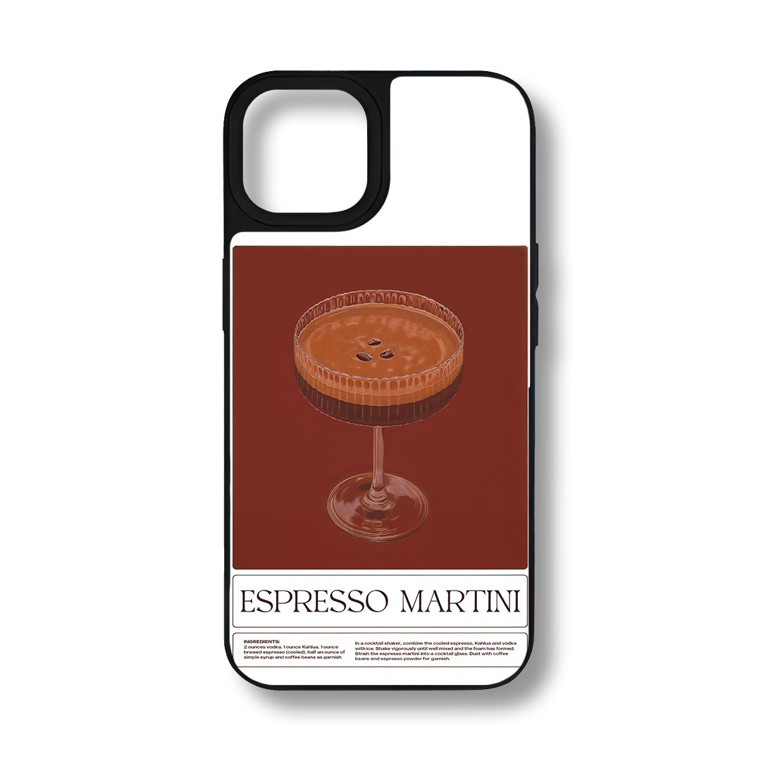 Espresso Martini Ovd C Tamperli Parlak Telefon Kılıfı