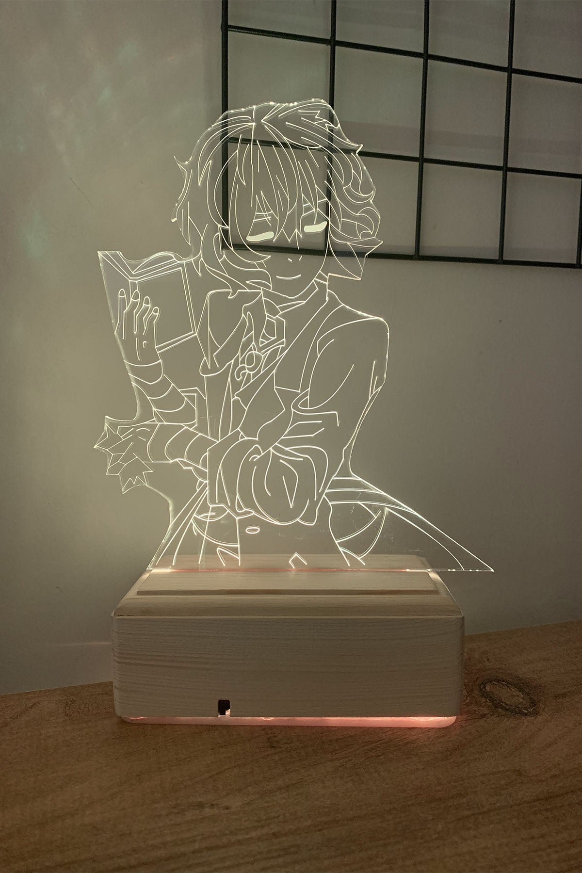 Bungo Stray Dogs Dazai Osamu 16 Renk Gece Lambası