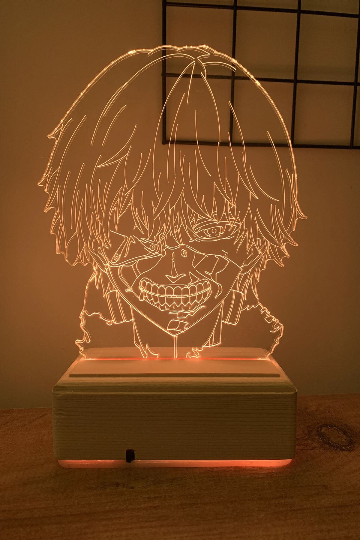 Tokyo Ghoul Ken Kaneki 16 Renk Gece Lambası