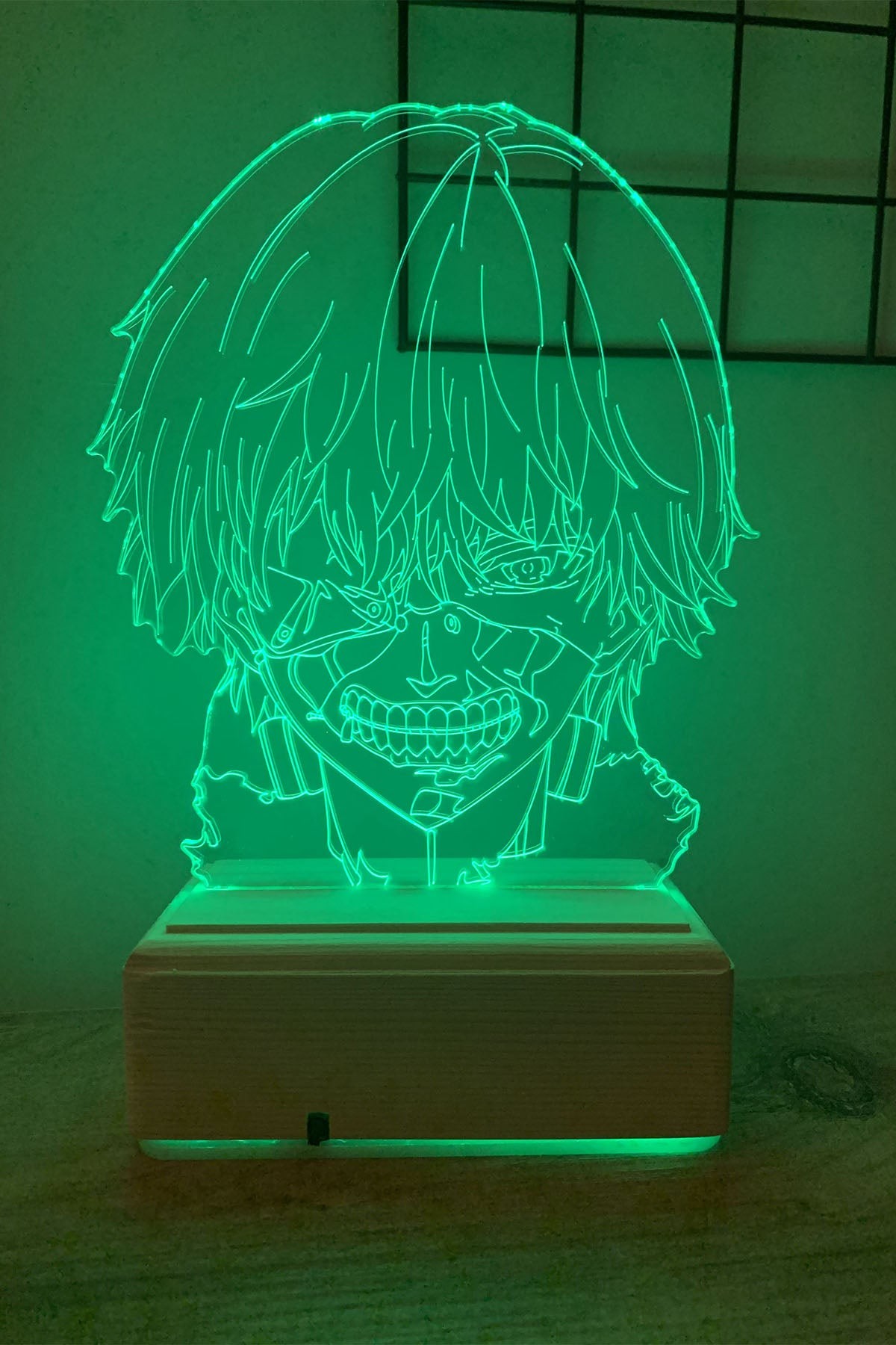 Tokyo Ghoul Ken Kaneki 16 Renk Gece Lambası